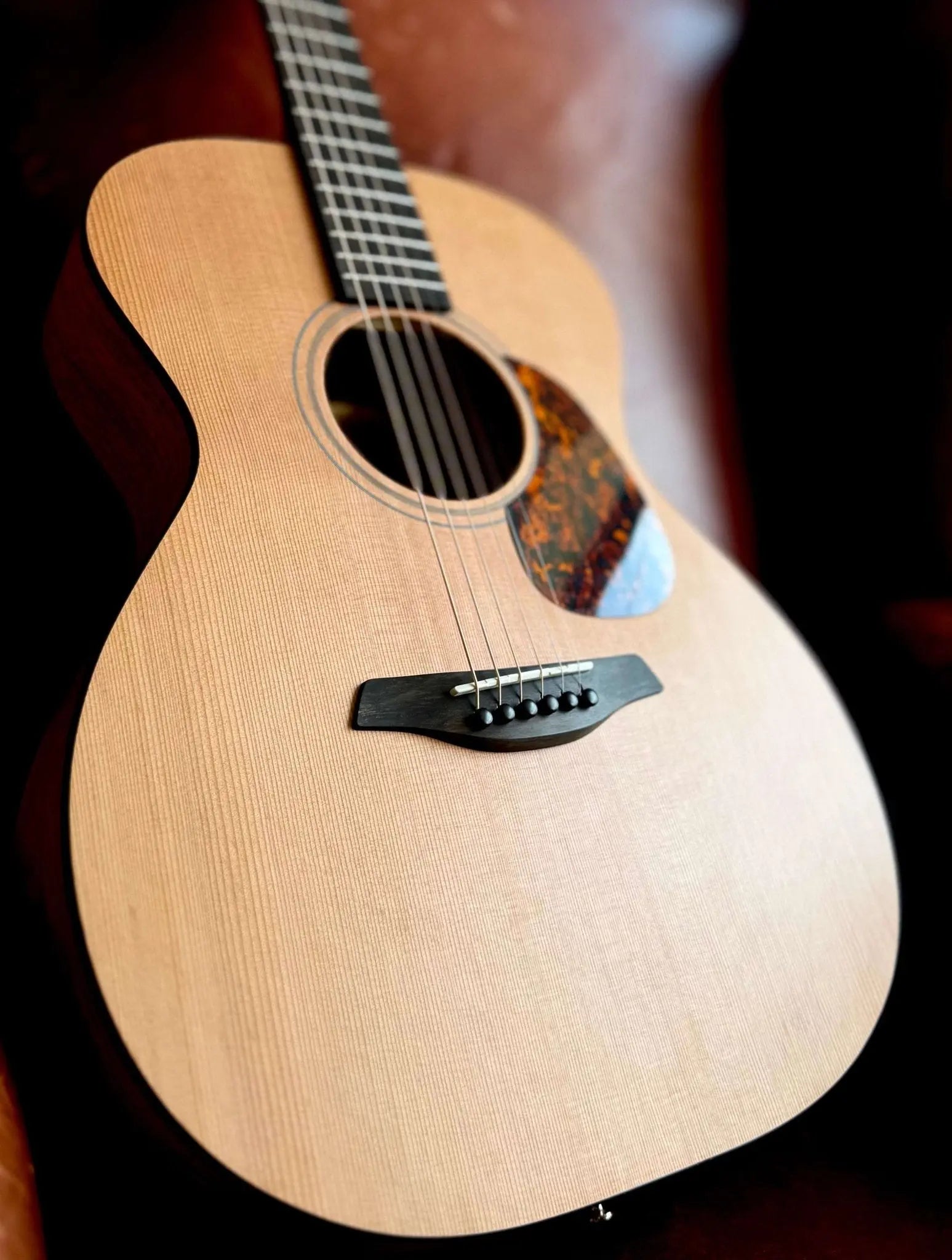 Furch Blue OM CM (OM Body / Cedar / Mahogany) Acoustic Guitar (2025 CNR Active Upgrade Model) - Richards Guitars Of Stratford Upon Avon