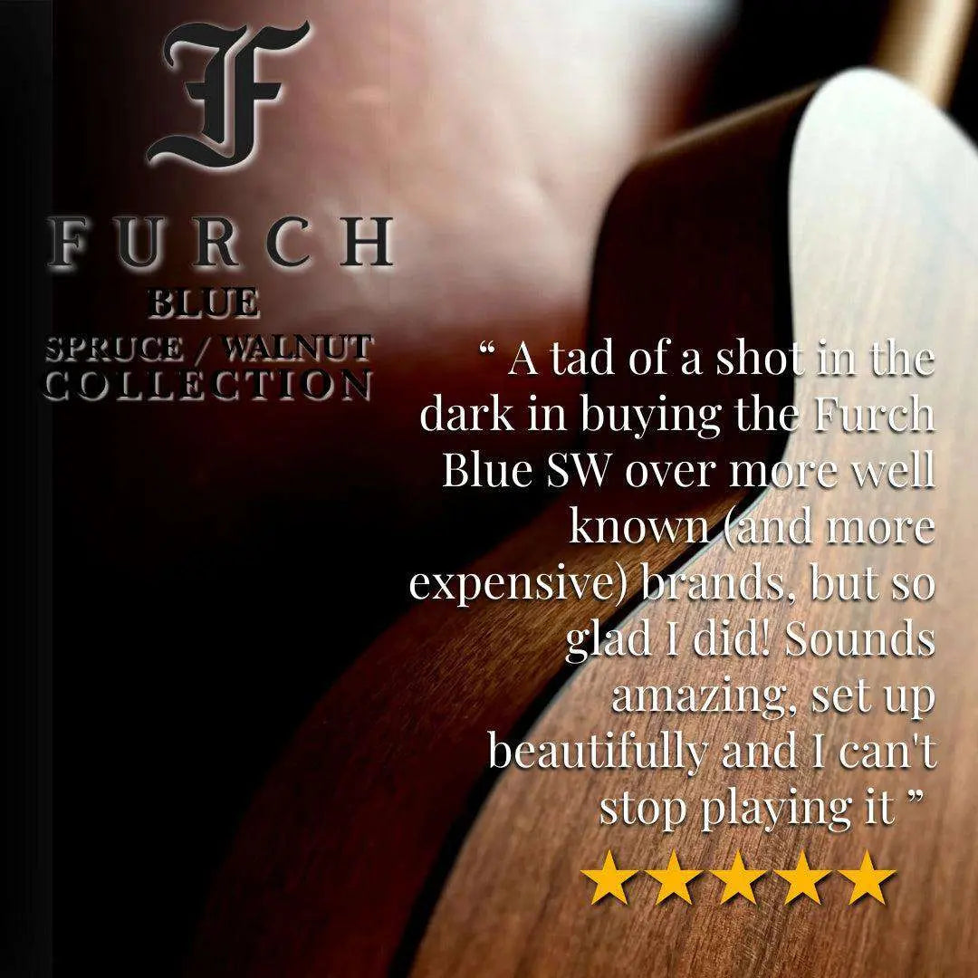 Furch Blue OM - SW Orchestra model Acoustic Guitar (2025 CNR Active Upgrade Model) - Richards Guitars Of Stratford Upon Avon