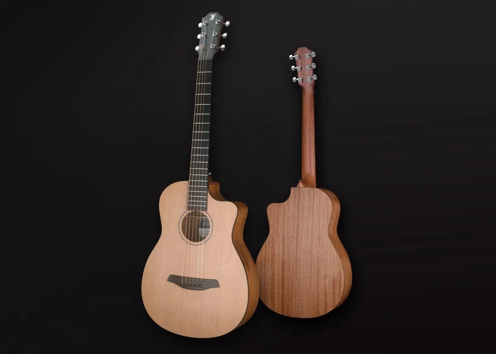 Furch Pioneer CM: Western red cedar top with African mahogany back and sides (Furch Mini / Travel Guitar) (2025 CNR Active Upgrade Model) - Richards Guitars Of Stratford Upon Avon