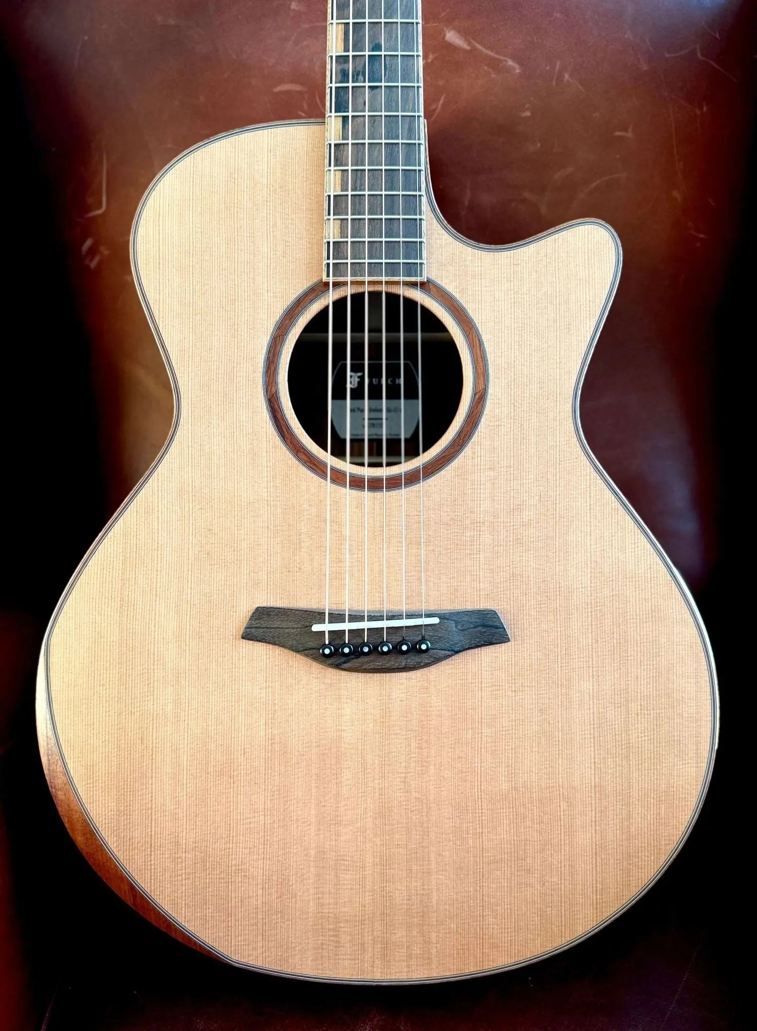 Furch Red Pure Deluxe Limited Run Malaysian Blackwood With Alpine Solid Cedar Top (2025 CNR Active Upgrade Model) - Richards Guitars Of Stratford Upon Avon