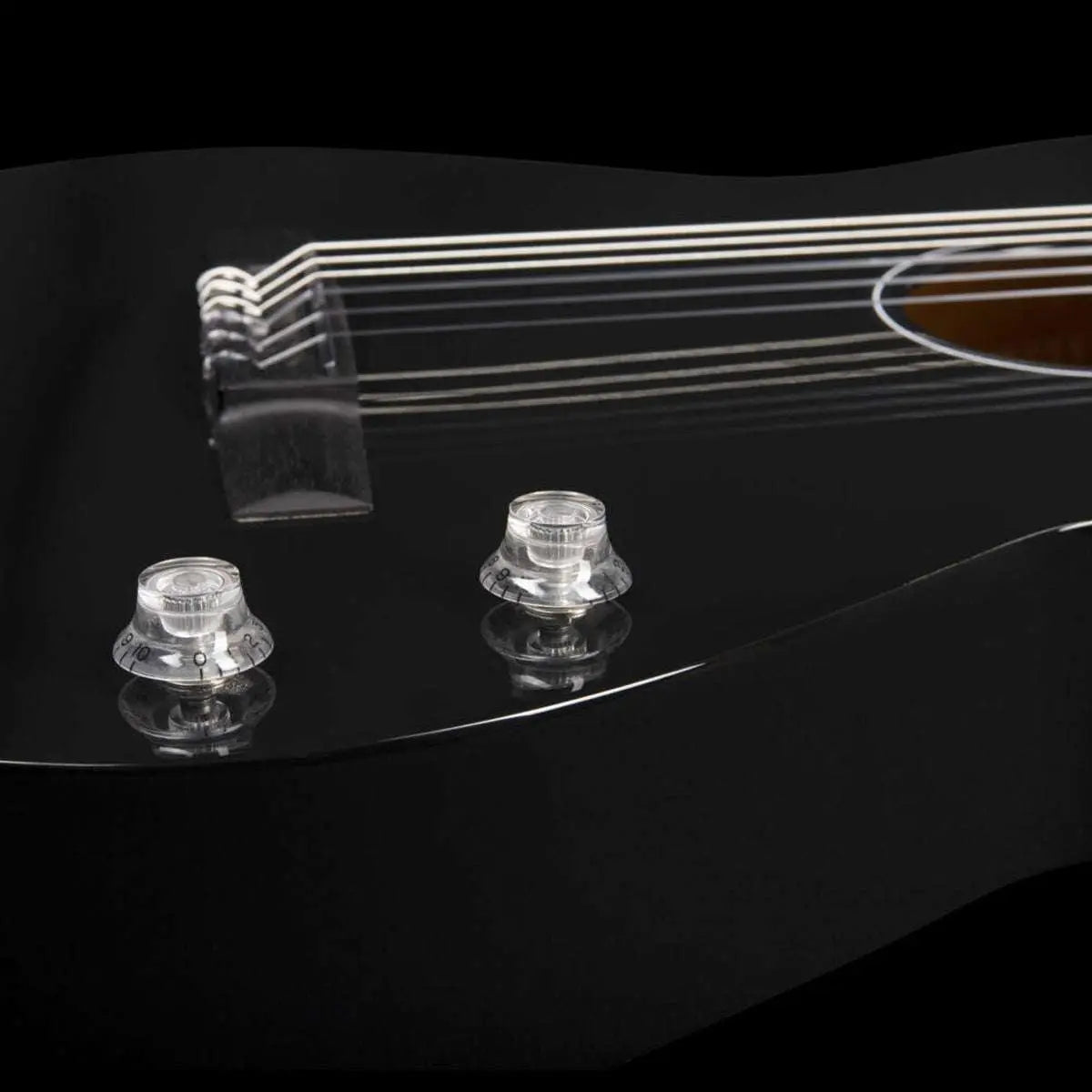 Godin Arena Pro Cutaway Bourbon Burst Nylon String Electro Guitar ~ Onyx Black with EQ - Richards Guitars Of Stratford Upon Avon
