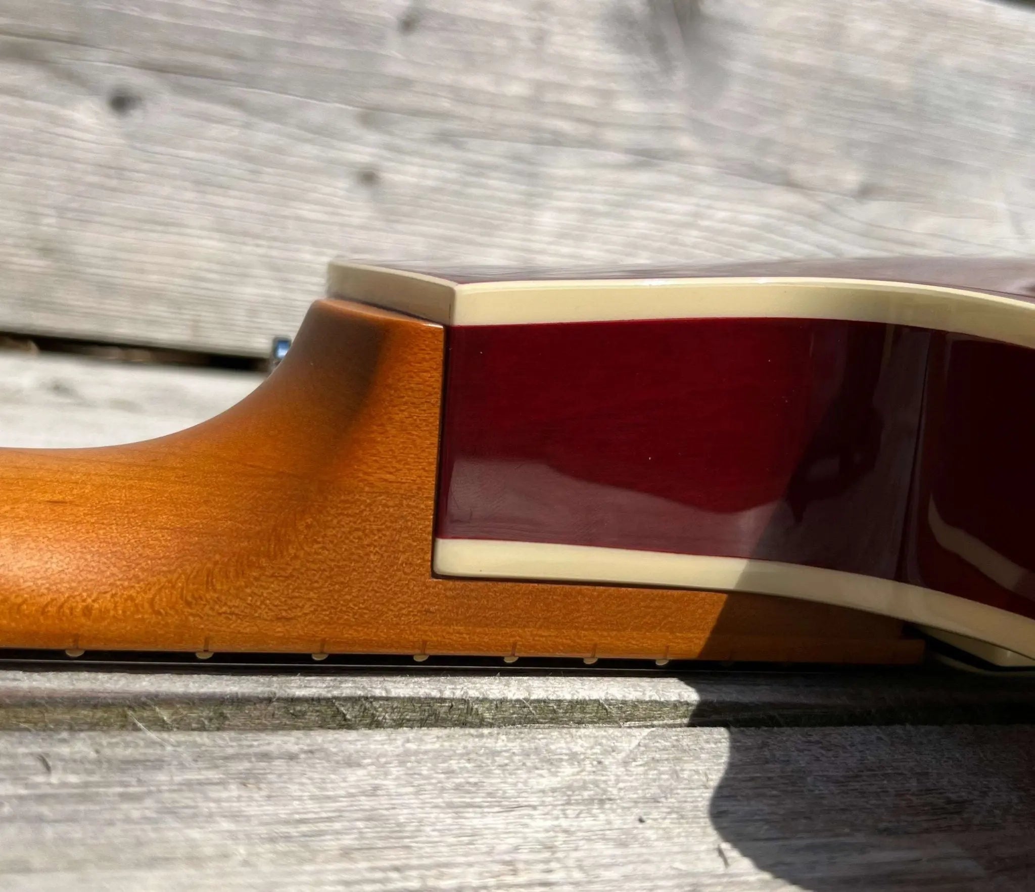 Godin Montreal Premiere Pro Semi - Acoustic Guitar ~ Aztek Red - Richards Guitars Of Stratford Upon Avon