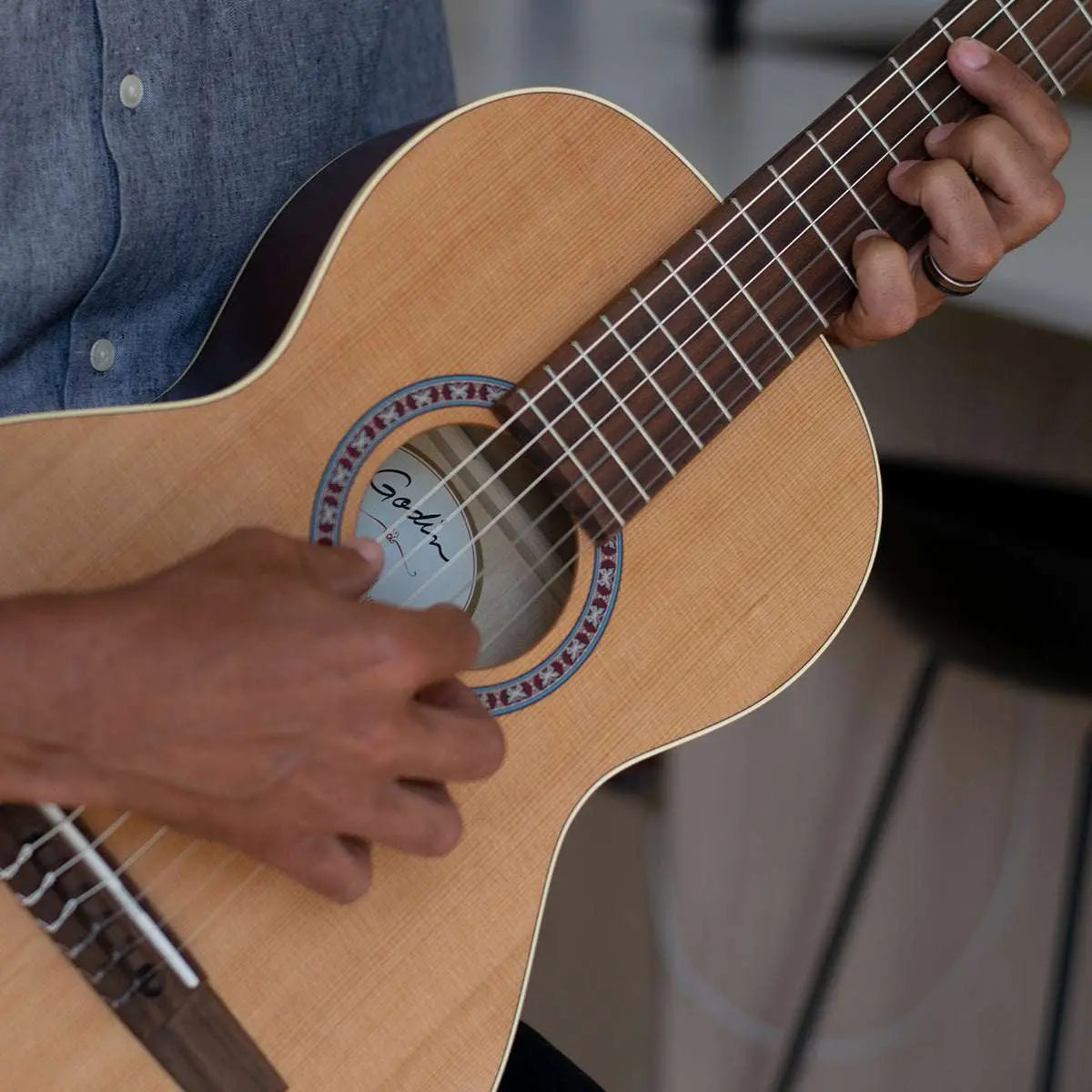 Godin Motif Nylon String Guitar - Richards Guitars Of Stratford Upon Avon