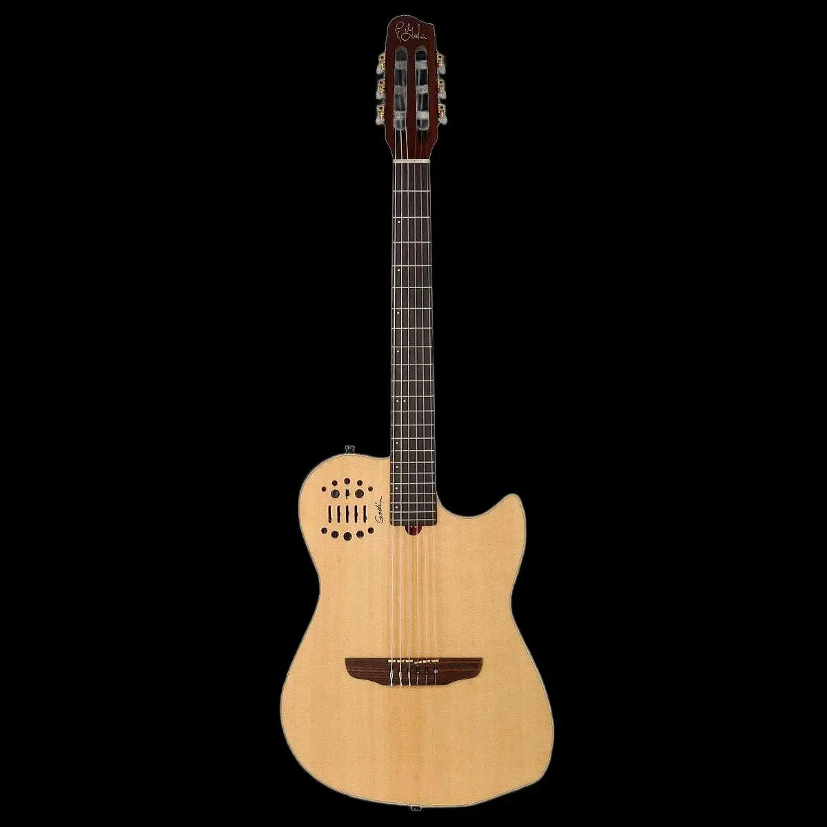 Godin Multiac Nylon Guitar ~ Natural - Richards Guitars Of Stratford Upon Avon