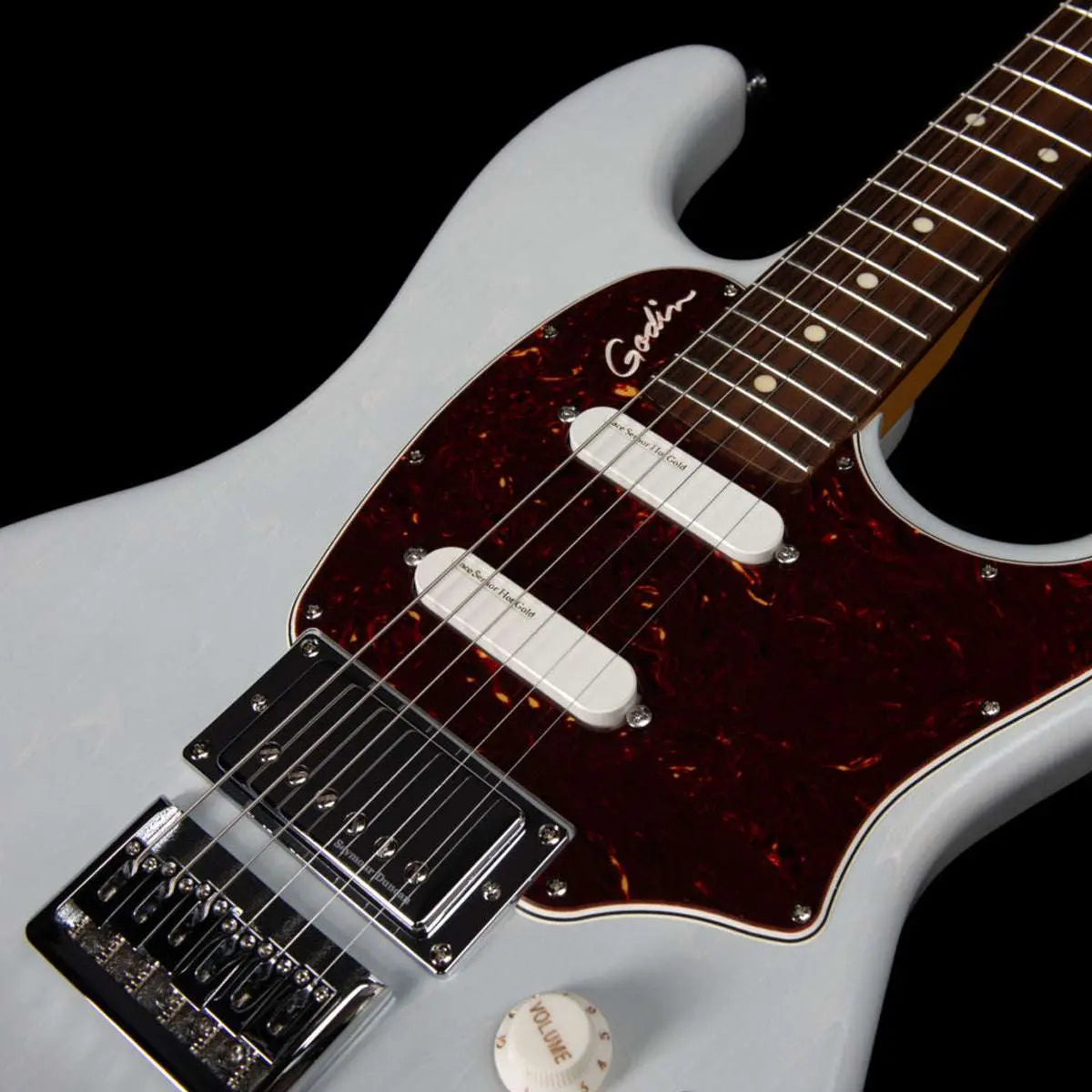 Godin Session RHT Pro Electric Guitar ~ Carbon White - Richards Guitars Of Stratford Upon Avon