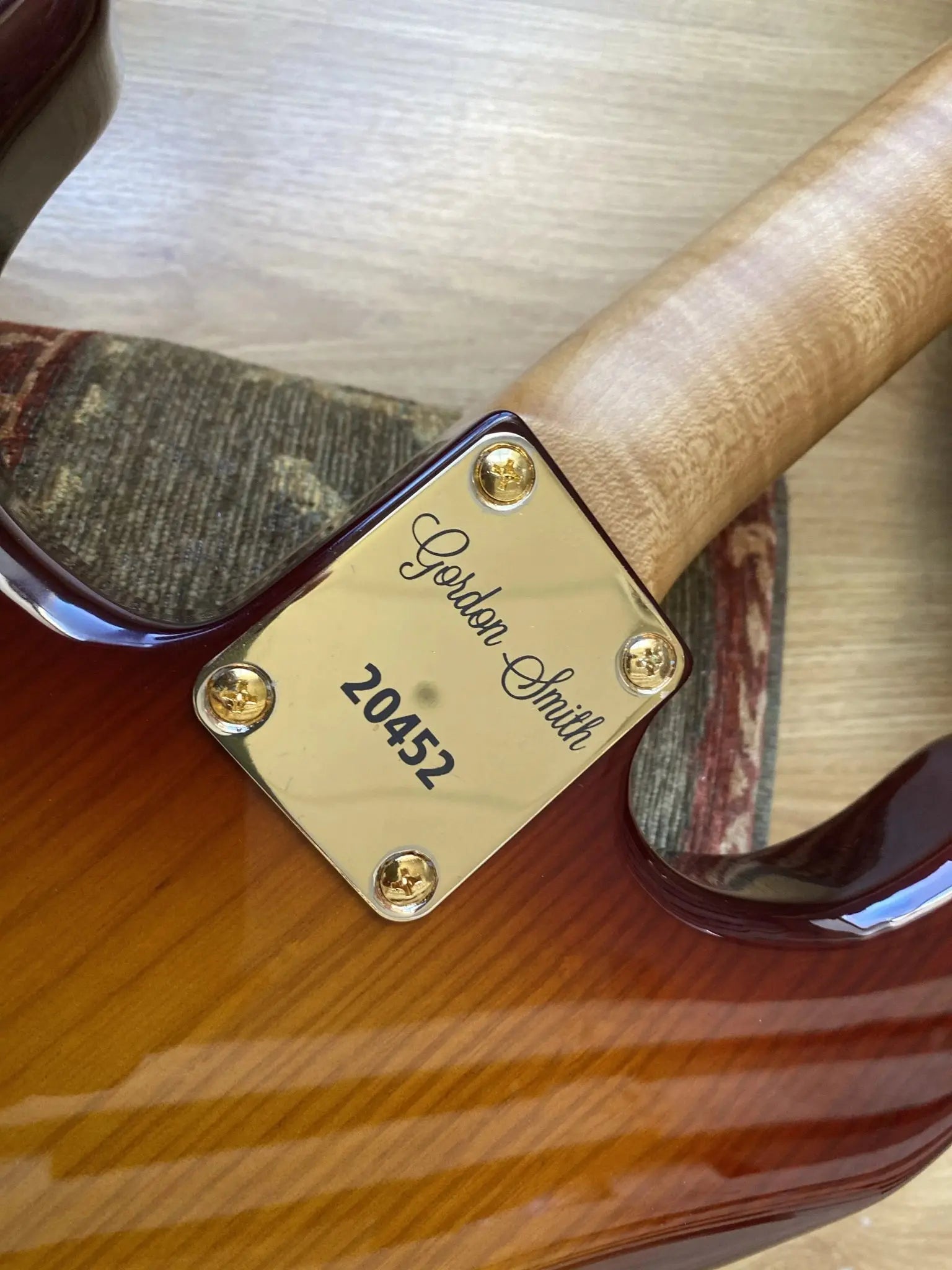 Gordon Smith Classic S HSS Tobacco Burst Swamp Ash Custom AAAAA Honey Roast Maple Neck & Board SN: 20452 - Richards Guitars Of Stratford Upon Avon