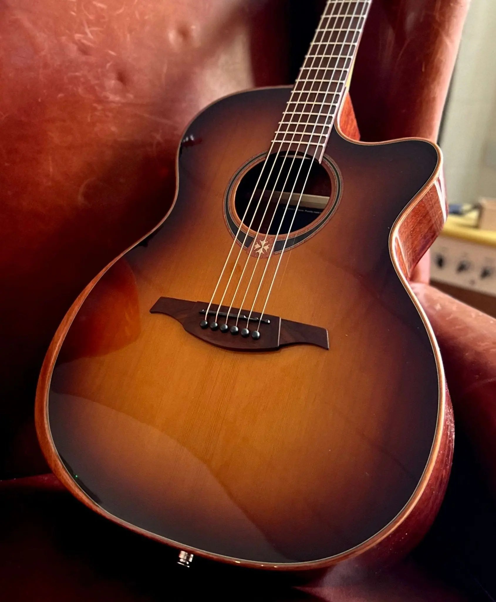 LAG T118ABCE - BRS Special Edition With Bevel. Exuisite Luxury Electro Acoustic Guitar - Richards Guitars Of Stratford Upon Avon