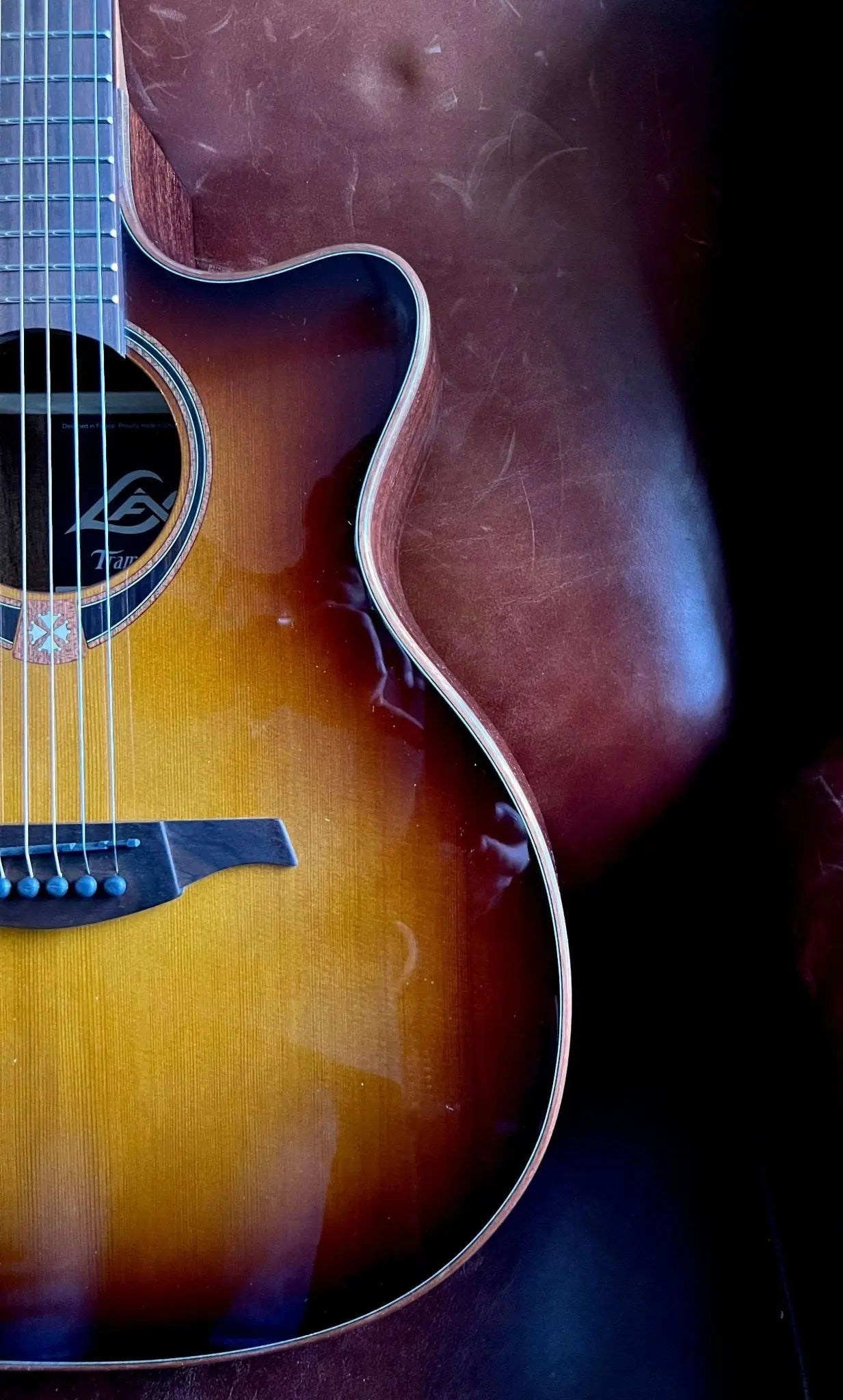 LAG T118ABCE - BRS Special Edition With Bevel. Exuisite Luxury Electro Acoustic Guitar - Richards Guitars Of Stratford Upon Avon