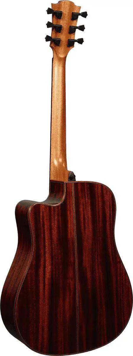 LAG TRAMONTANE 118 T118DCE - BRS DREADNOUGHT CUTAWAY ELECTRO BROWN SHADOW - Richards Guitars Of Stratford Upon Avon