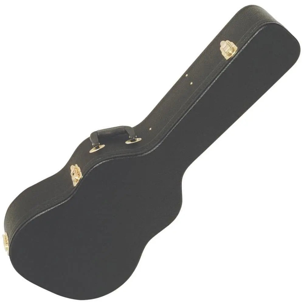 On Stage Hardshell Classic Guitar Case ~ Black - Richards Guitars Of Stratford Upon Avon