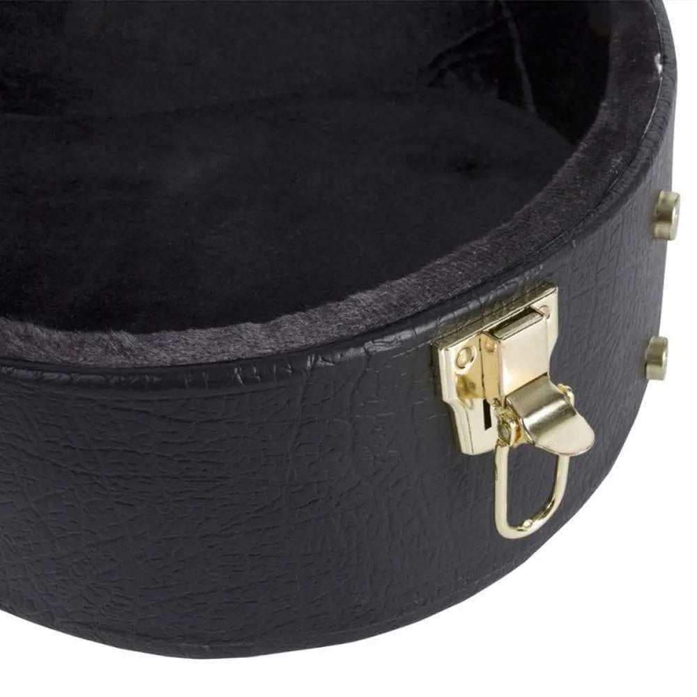 On Stage Hardshell Jumbo Guitar Case ~ Black - Richards Guitars Of Stratford Upon Avon