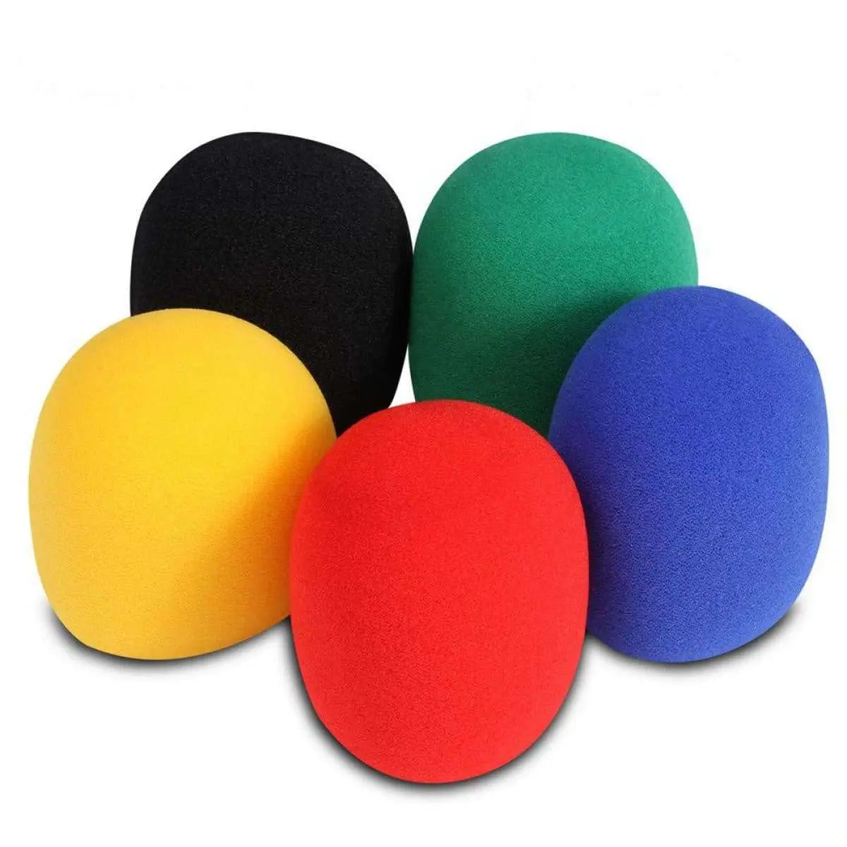 On - Stage Microphone Windscreens - Multi Coloured 5 - Pack - Richards Guitars Of Stratford Upon Avon