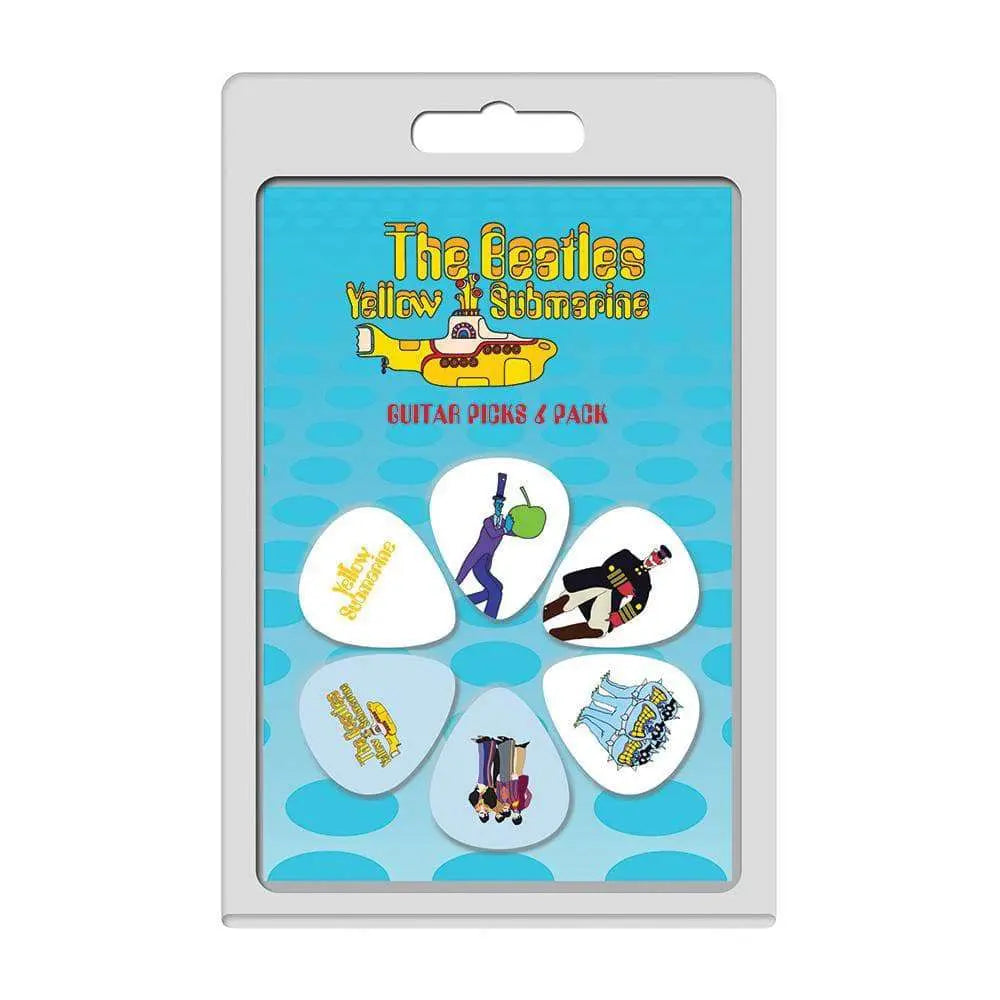 Perri's 6 Pick Pack ~ The Beatles Yellow Submarine - Richards Guitars Of Stratford Upon Avon
