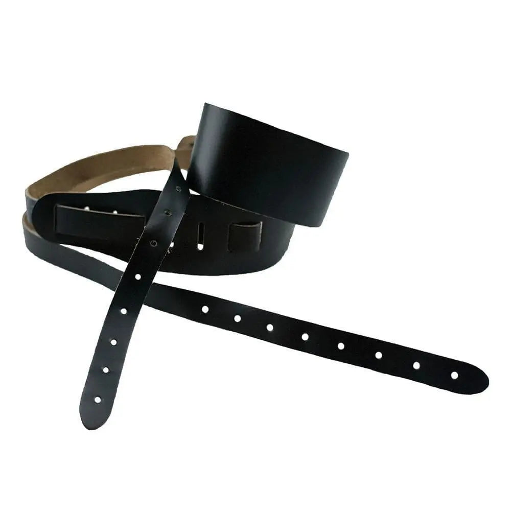 Perri's Leather Banjo Strap ~ Black - Richards Guitars Of Stratford Upon Avon