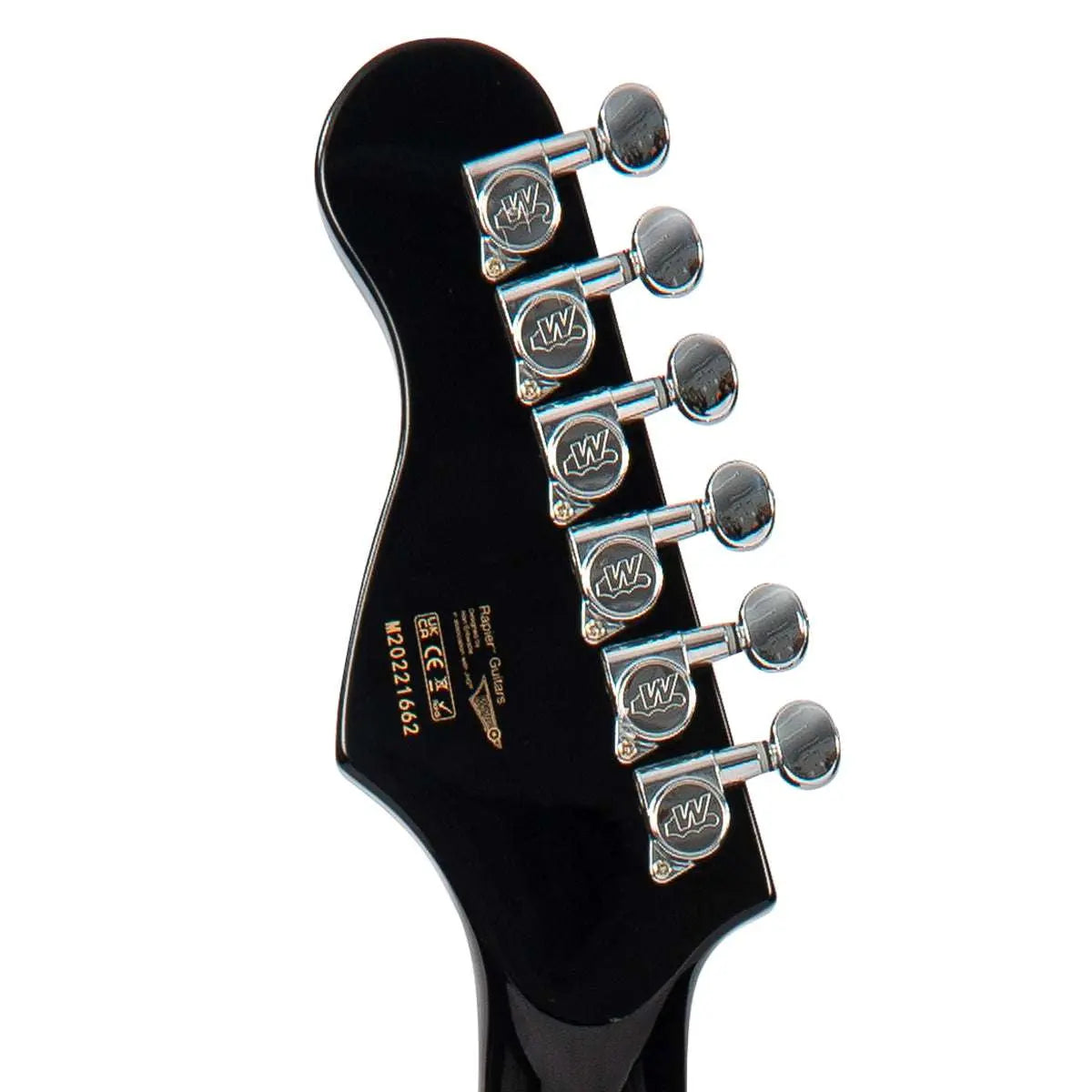 Rapier Deluxe Electric Guitar ~ Gloss Black - Richards Guitars Of Stratford Upon Avon