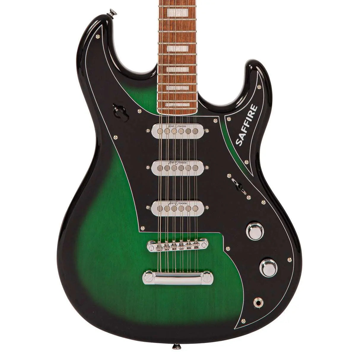 Rapier Saffire 12 String Electric Guitar ~ Greenburst - Richards Guitars Of Stratford Upon Avon