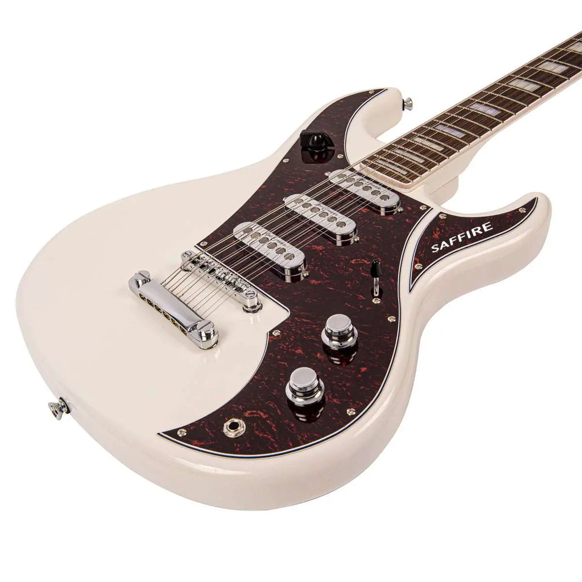 Rapier Saffire 12 String Electric Guitar ~ Vintage White - Richards Guitars Of Stratford Upon Avon