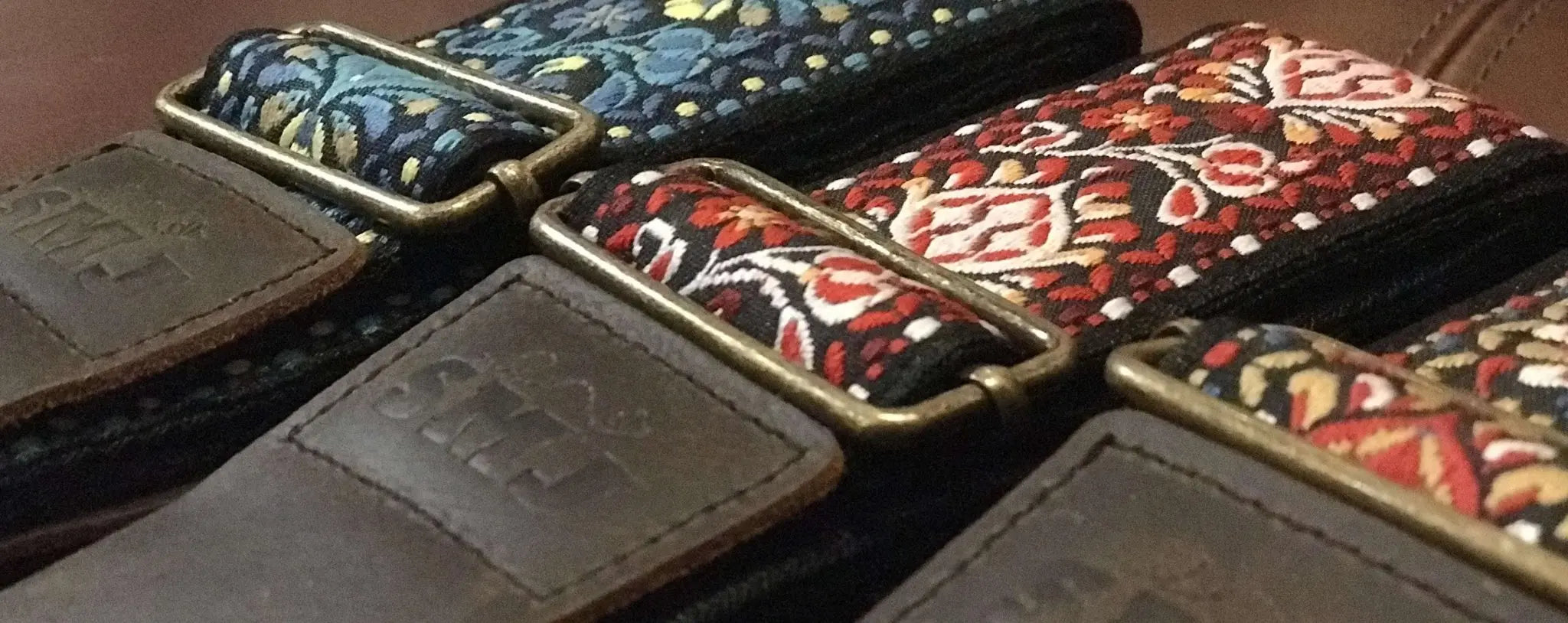 SMJ Reserve Collection "Red Admiral" Guitar Strap - Richards Guitars Of Stratford Upon Avon