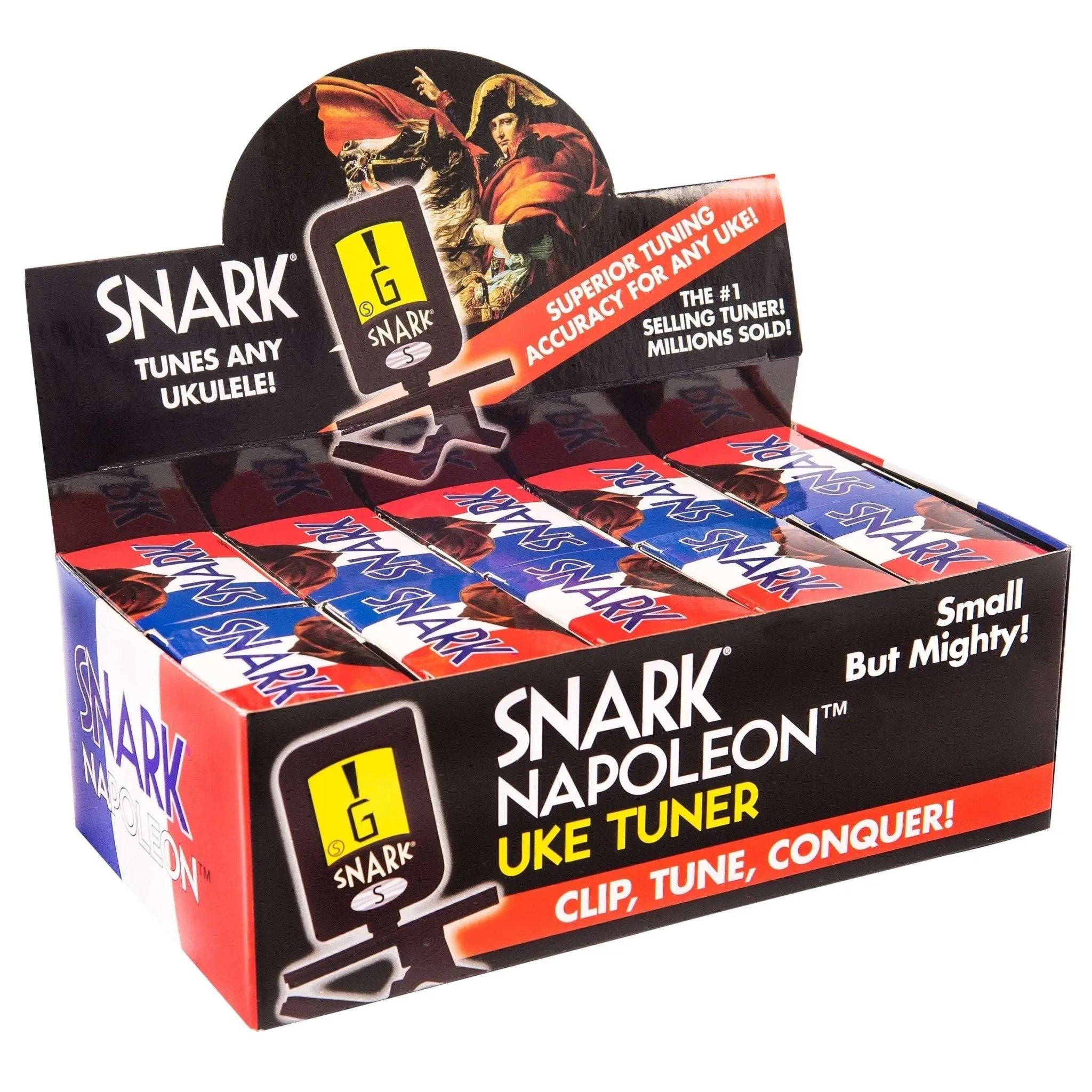 Snark Napoleon 'Clip - On' Chromatic Ukulele Tuner - Richards Guitars Of Stratford Upon Avon