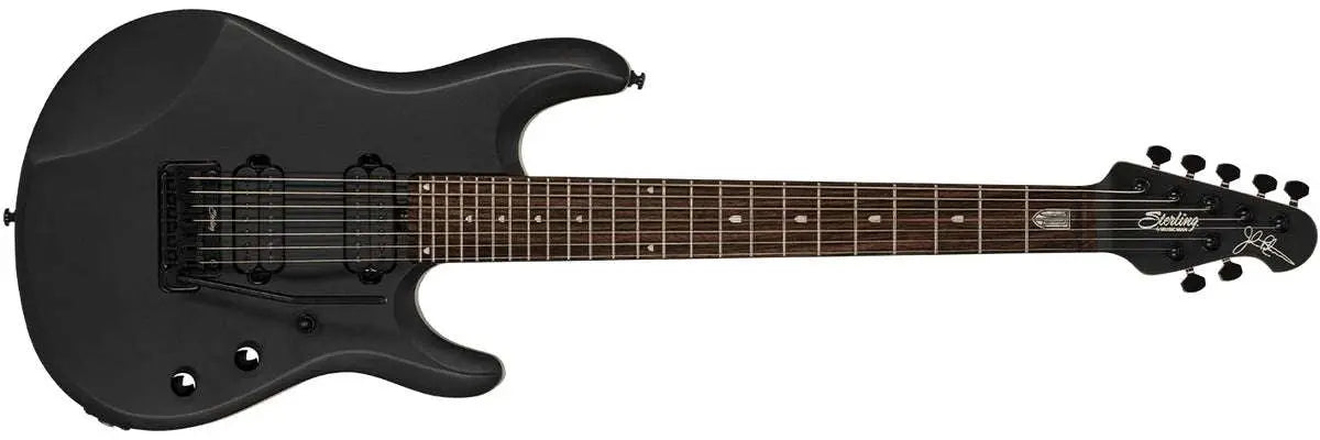 Sterling By Musicman SBMM JP70 SIGNATURE 7 - STRING STEALTH BLACK RN - Richards Guitars Of Stratford Upon Avon