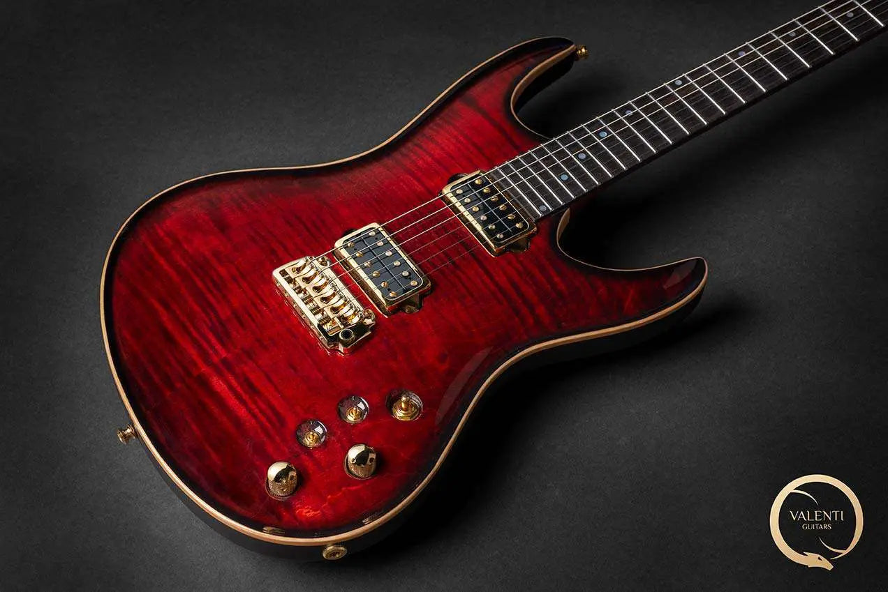 Valenti Nebula Carved - Richards Guitars Of Stratford Upon Avon