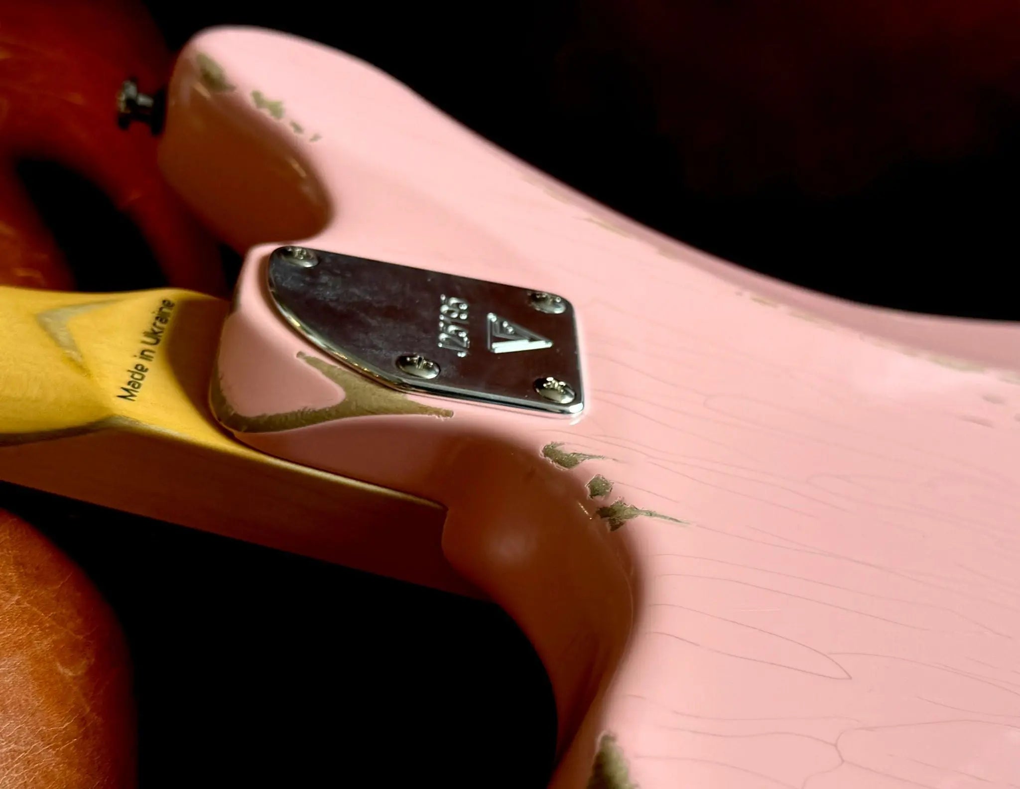 Valiant Jupiter Distressed Mola Pink - Richards Guitars Of Stratford Upon Avon