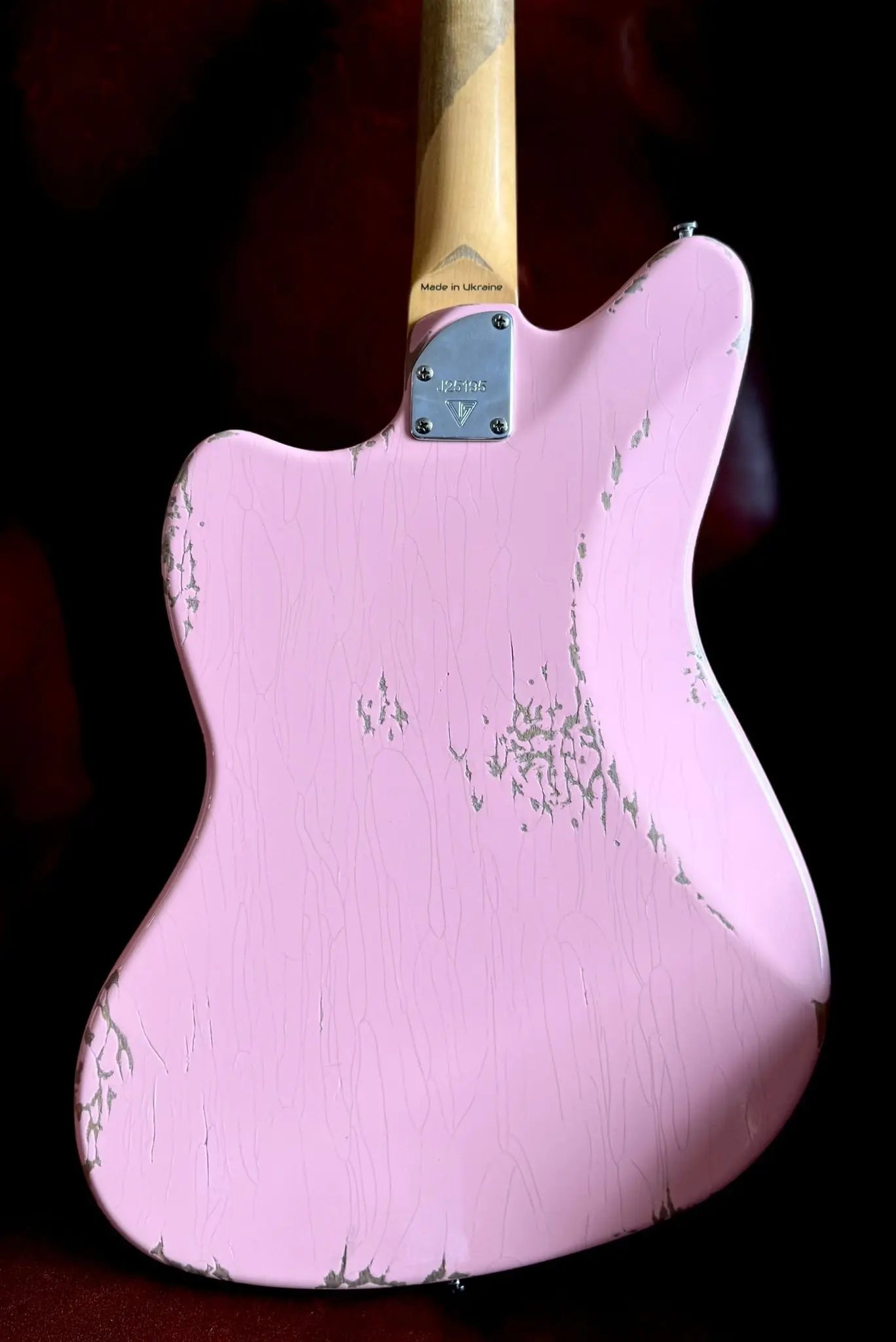 Valiant Jupiter Distressed Mola Pink - Richards Guitars Of Stratford Upon Avon