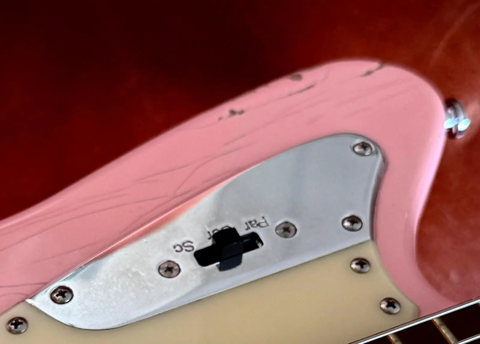 Valiant Jupiter Distressed Mola Pink - Richards Guitars Of Stratford Upon Avon