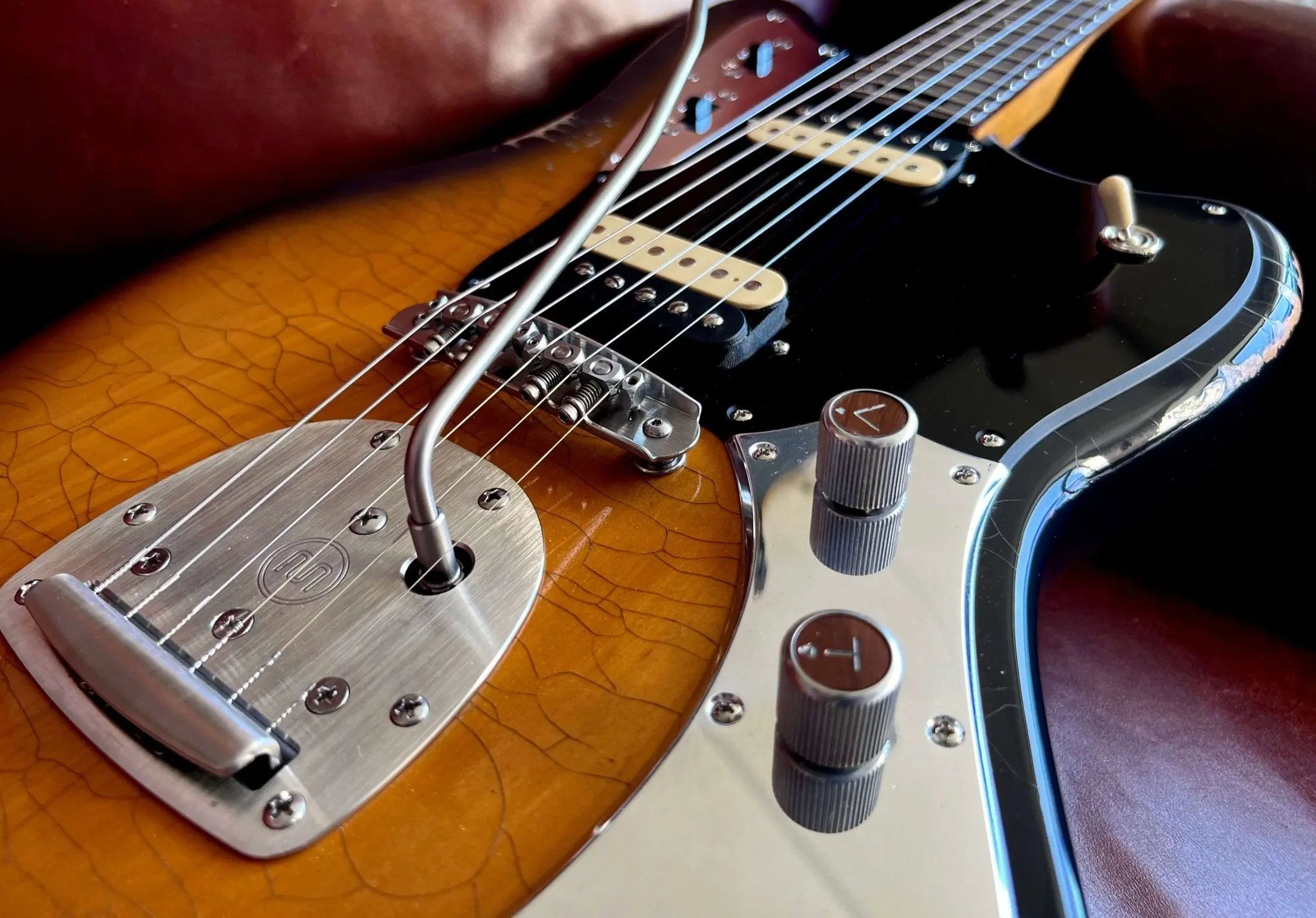 Valiant Jupiter Sunburst Distressed Mastery - With Stainless Steel Frets Upgrade - Ultimate Luxury Hand Crafted Electic Guitar - Richards Guitars Of Stratford Upon Avon