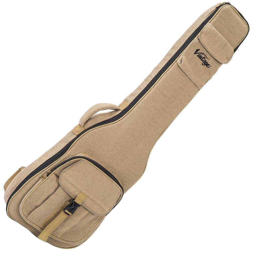 Vintage Canvas Carry Bag ~ Bass - Richards Guitars Of Stratford Upon Avon