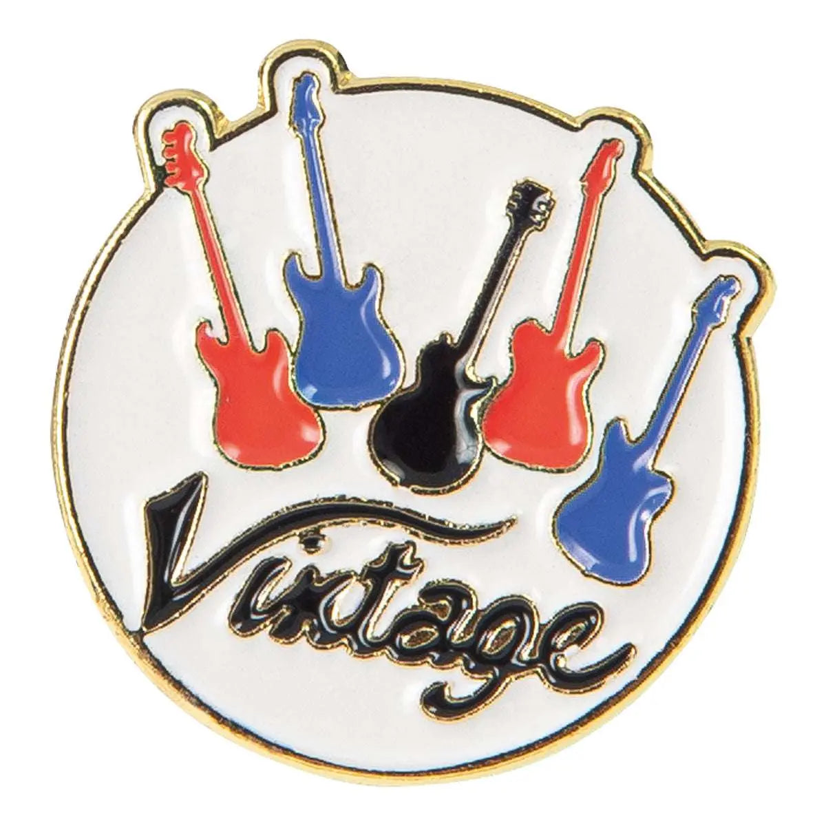 Vintage Enamel Badge - Richards Guitars Of Stratford Upon Avon