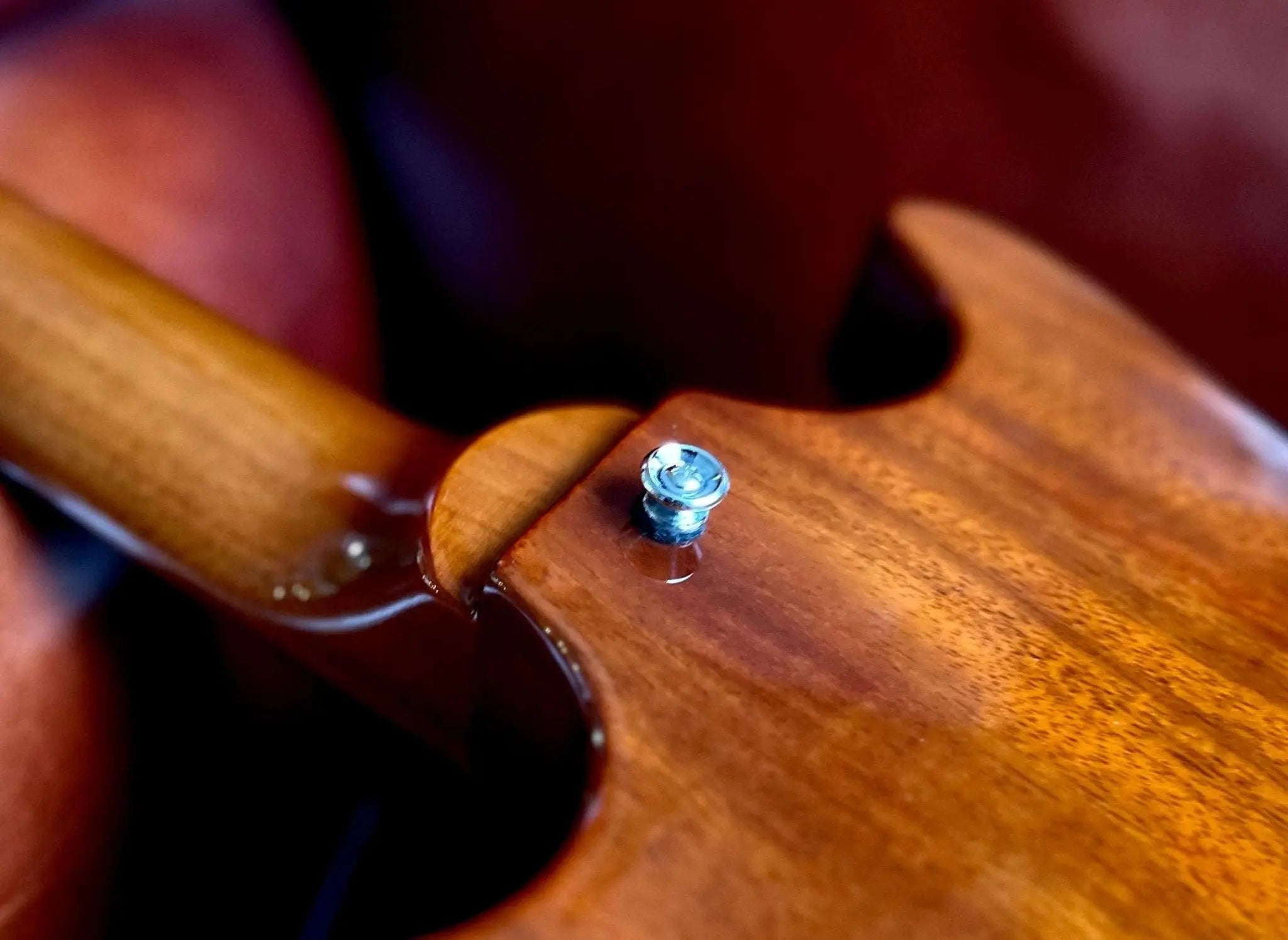 Vintage REVO Series 'Callan' Bass VRB70CR See Thru Cherry Red - Richards Guitars Of Stratford Upon Avon