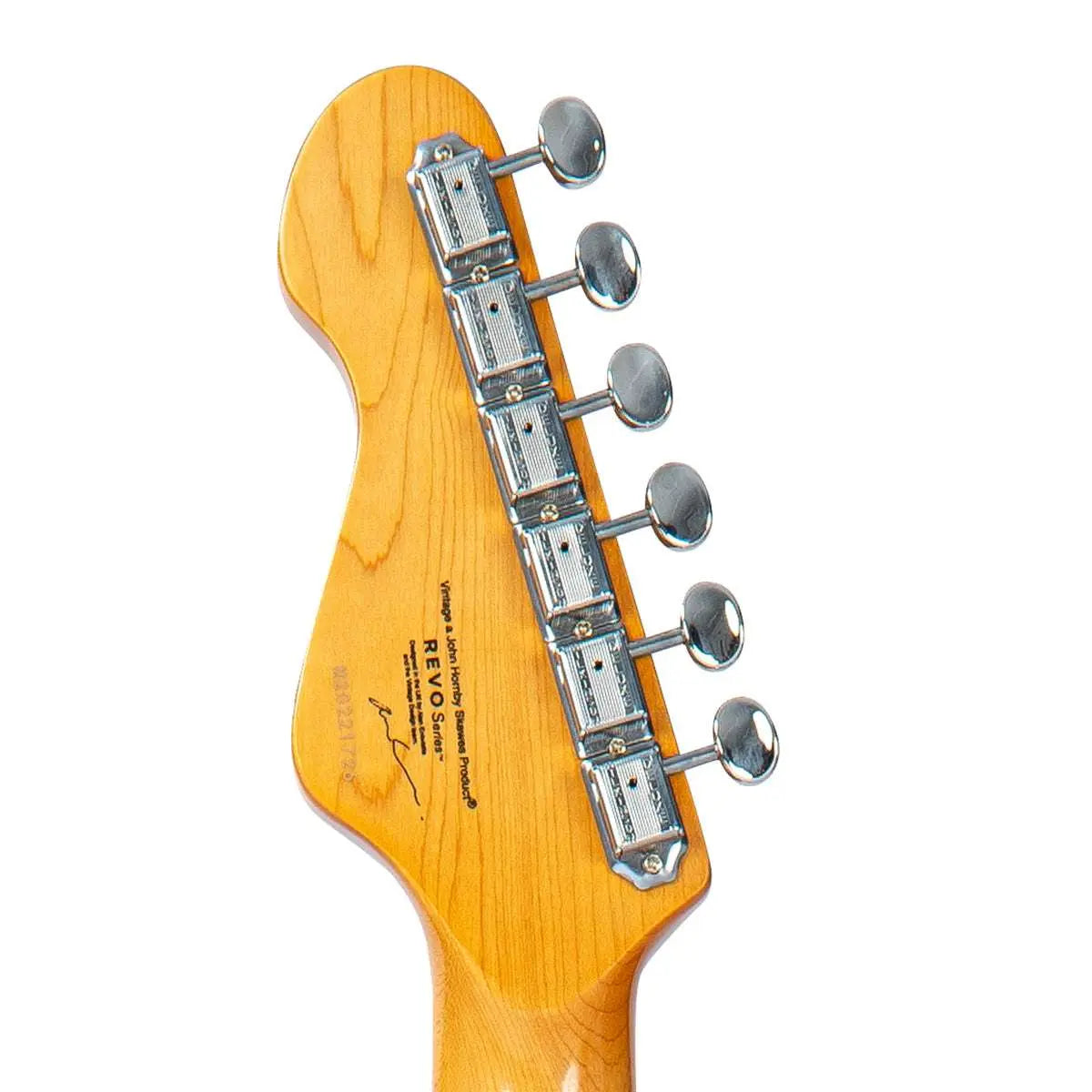 Vintage REVO Series 'Colt' HS Duo Electric Guitar ~ Boulevard Black - Richards Guitars Of Stratford Upon Avon