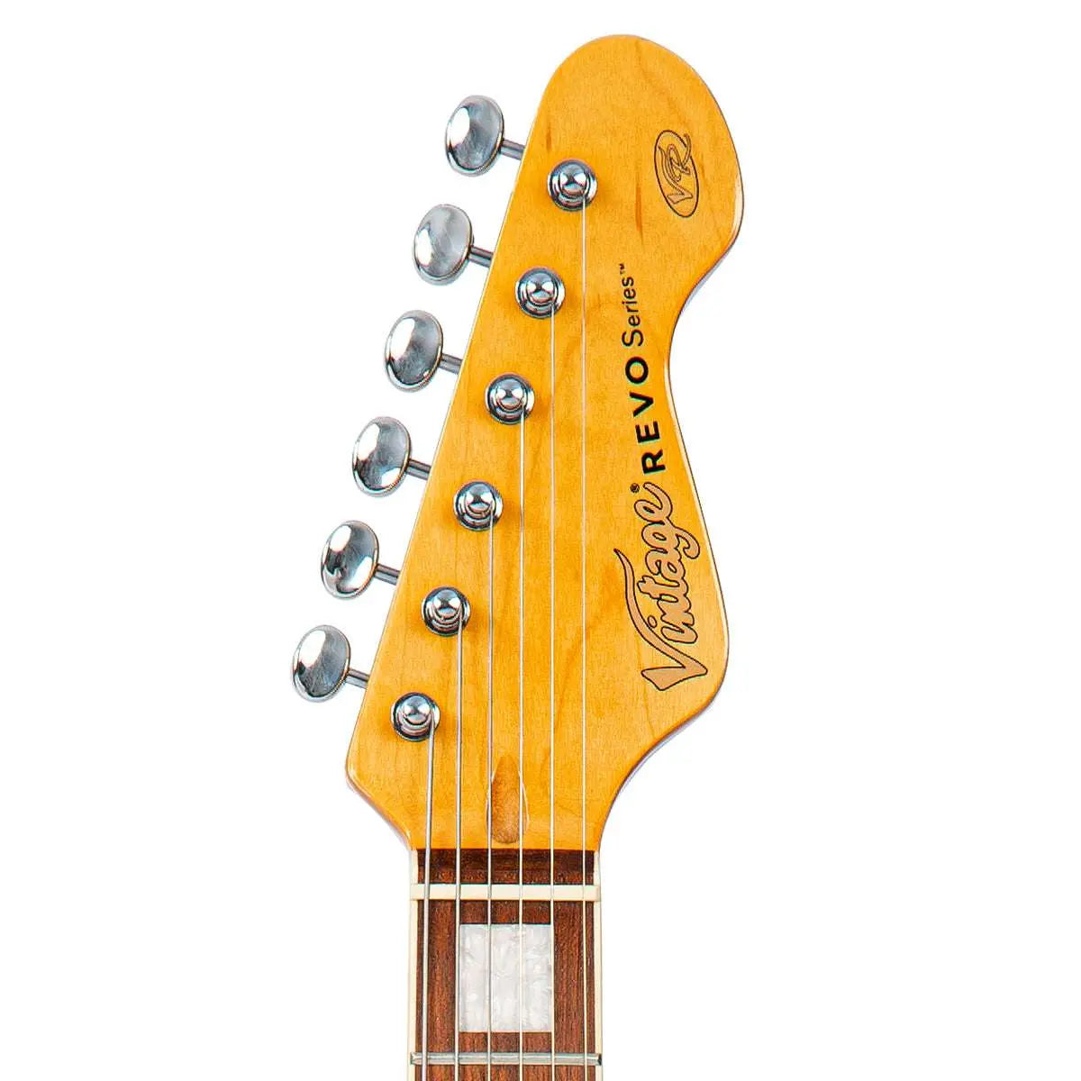 Vintage REVO Series 'Deluxe' Guitar ~ Greenburst - Richards Guitars Of Stratford Upon Avon