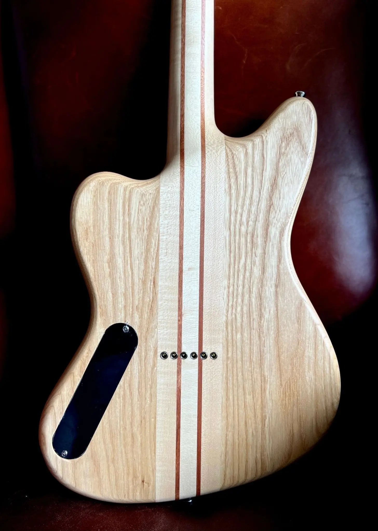 Vintage REVO Series 'Integra' Electric Guitar ~ Satin Natural - Richards Guitars Of Stratford Upon Avon