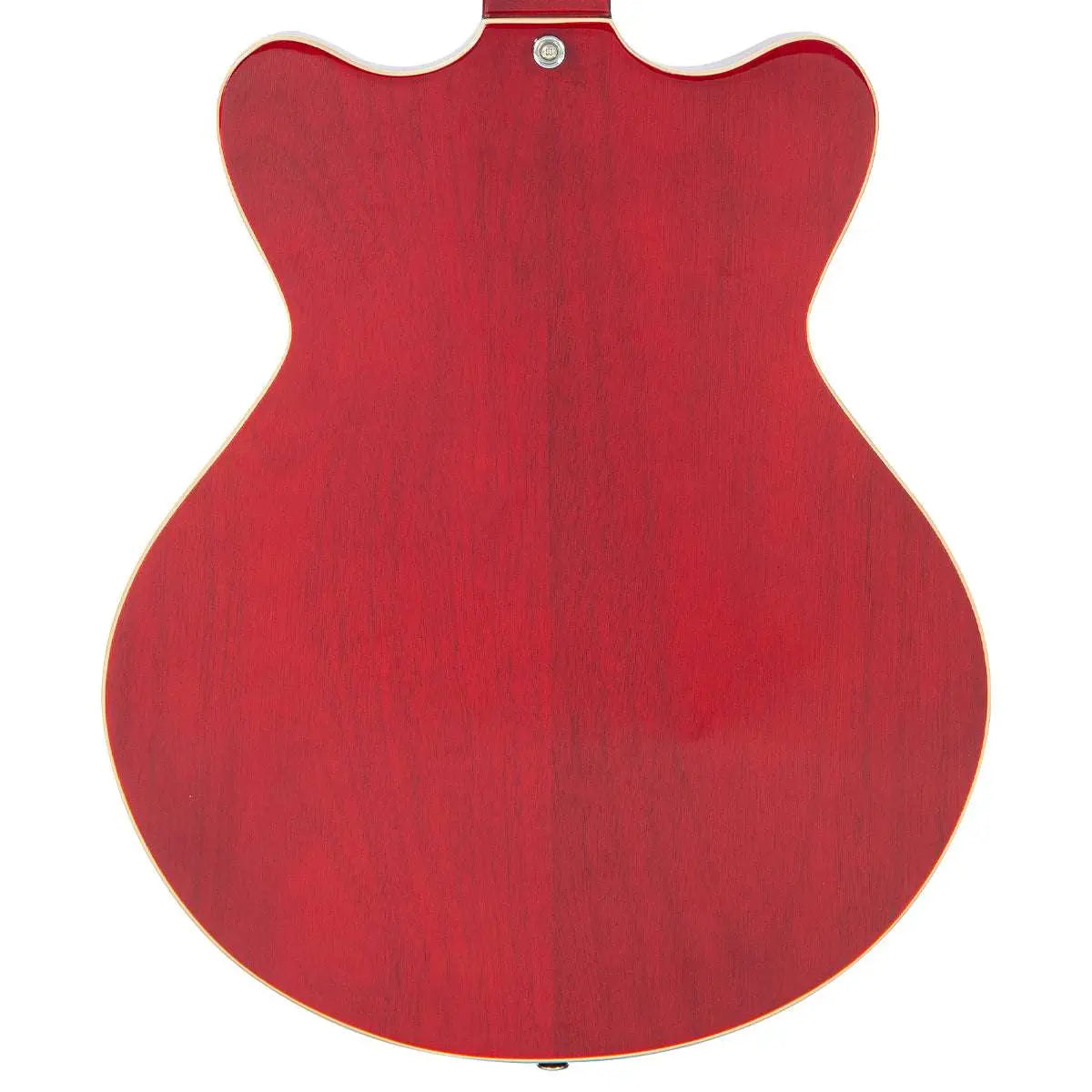 Vintage REVO Series 'Superthin' Electric Guitar ~ Cherry Red - Richards Guitars Of Stratford Upon Avon