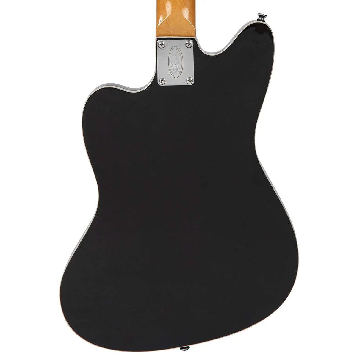 Vintage REVO Series 'Surfmaster Thinline 12' Electric Guitar ~ Boulevard Black - Richards Guitars Of Stratford Upon Avon