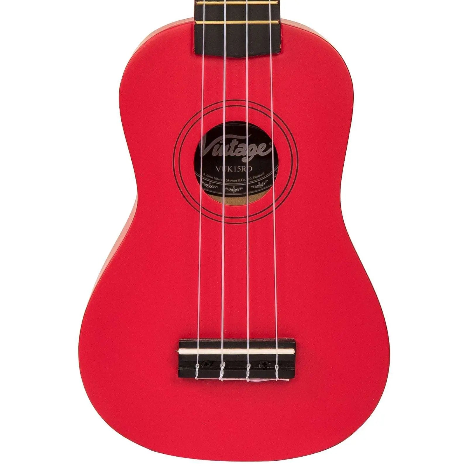 Vintage Soprano Ukulele ~ Satin Red - Richards Guitars Of Stratford Upon Avon