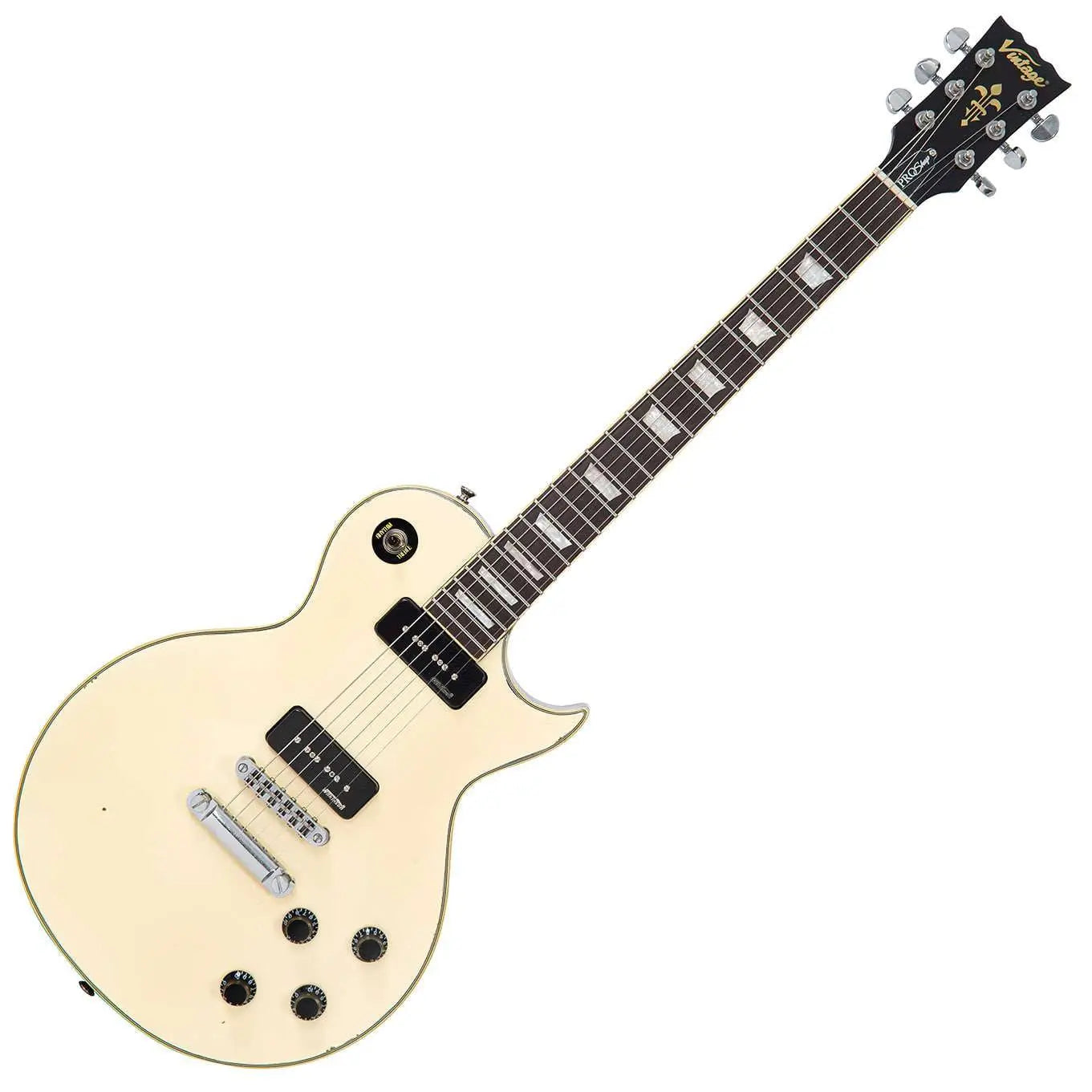 Vintage V100 ProShop Custom - Build ~ Light Ageing ~ Vintage White - Richards Guitars Of Stratford Upon Avon