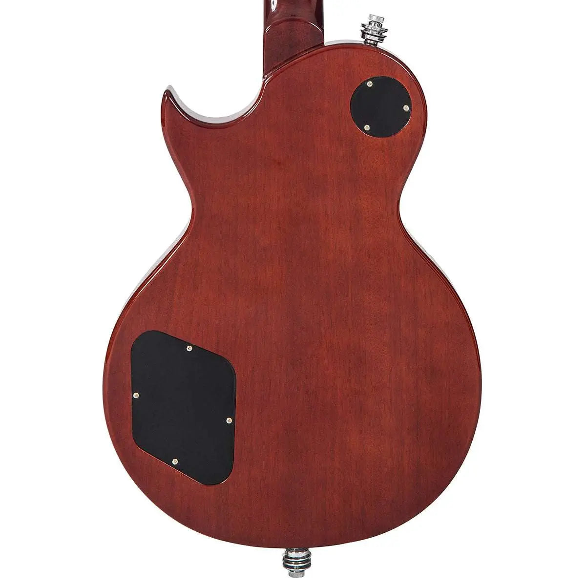 Vintage V100AMB ReIssued Electric Guitar w/Bigsby ~ Flamed Amber - Richards Guitars Of Stratford Upon Avon