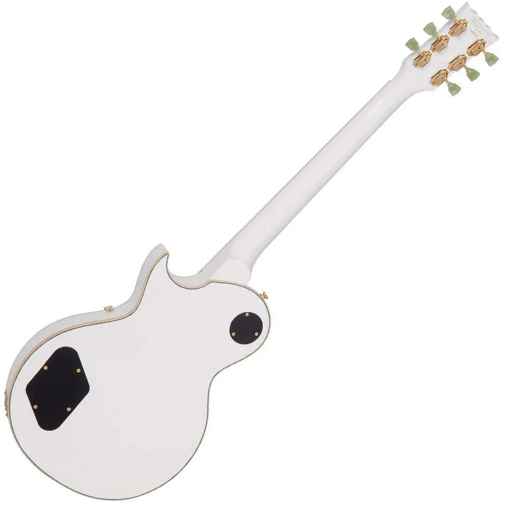 Vintage V100AW ReIssued Electric Guitar ~ Arctic White - Richards Guitars Of Stratford Upon Avon