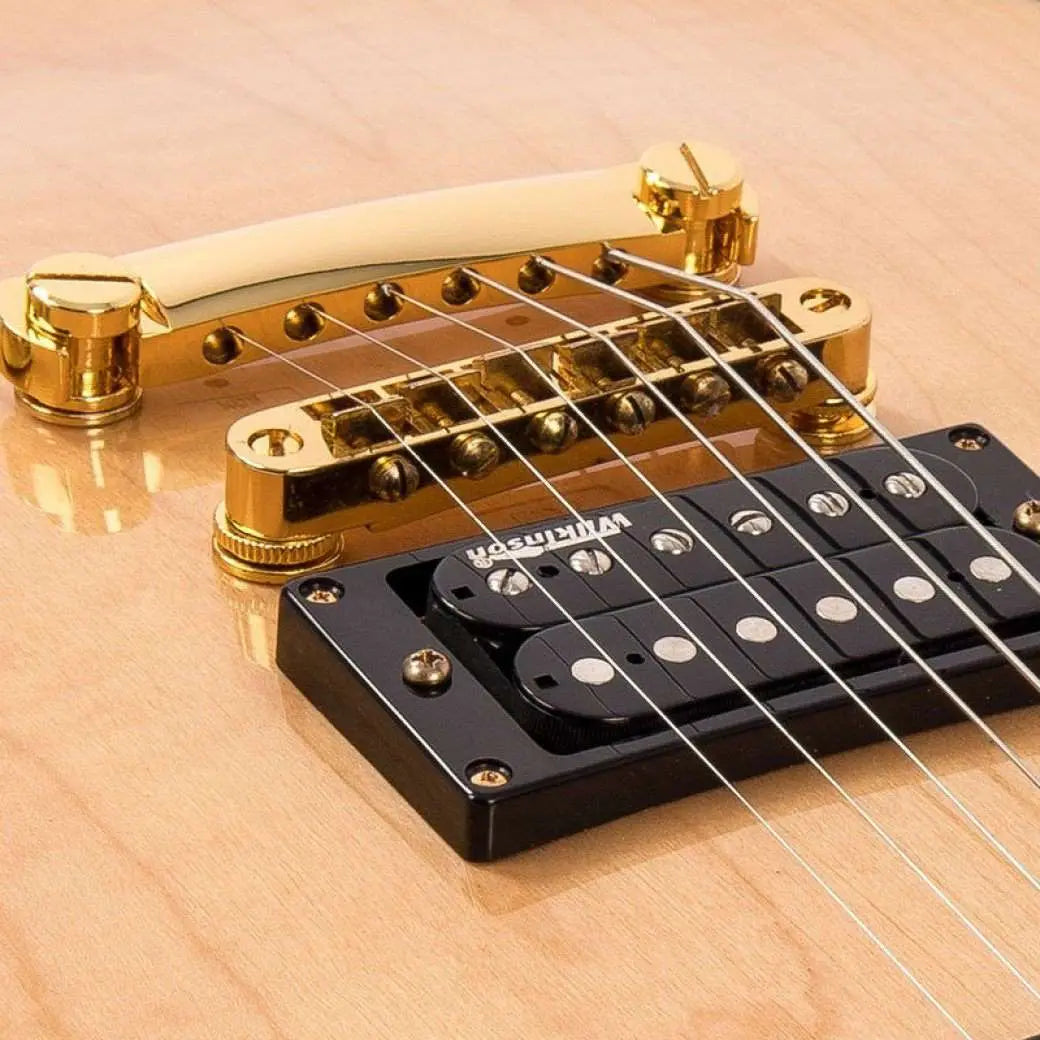 Vintage V100MP With Solid Carved Maple Cap - Richards Guitars Of Stratford Upon Avon