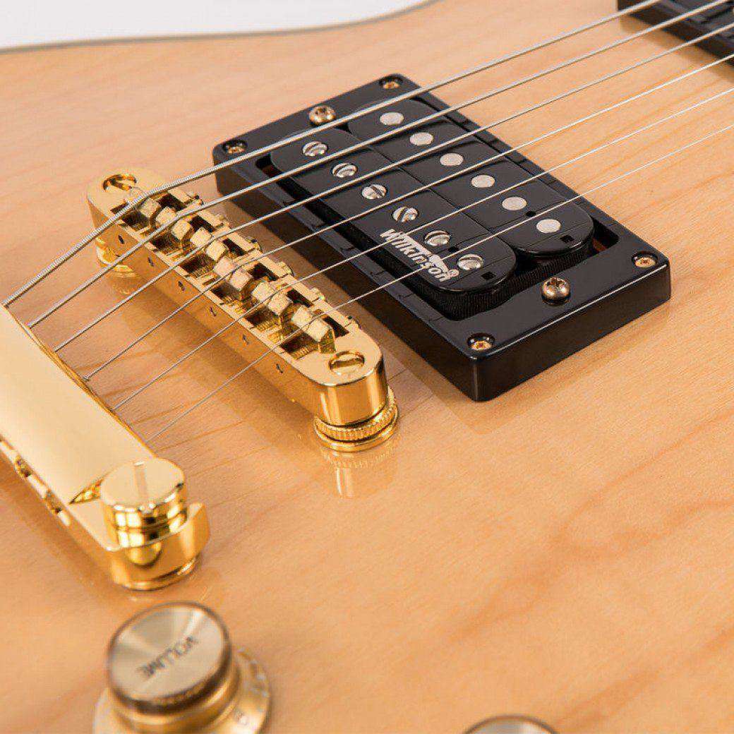 Vintage V100MP With Solid Carved Maple Cap - Richards Guitars Of Stratford Upon Avon