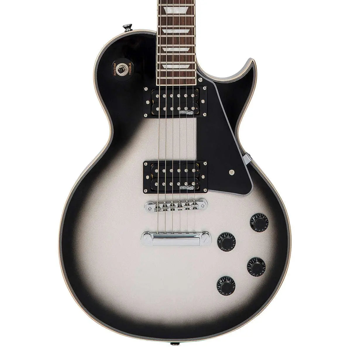 Vintage V100SVR ReIssued Electric Guitar ~ Silverburst - Richards Guitars Of Stratford Upon Avon