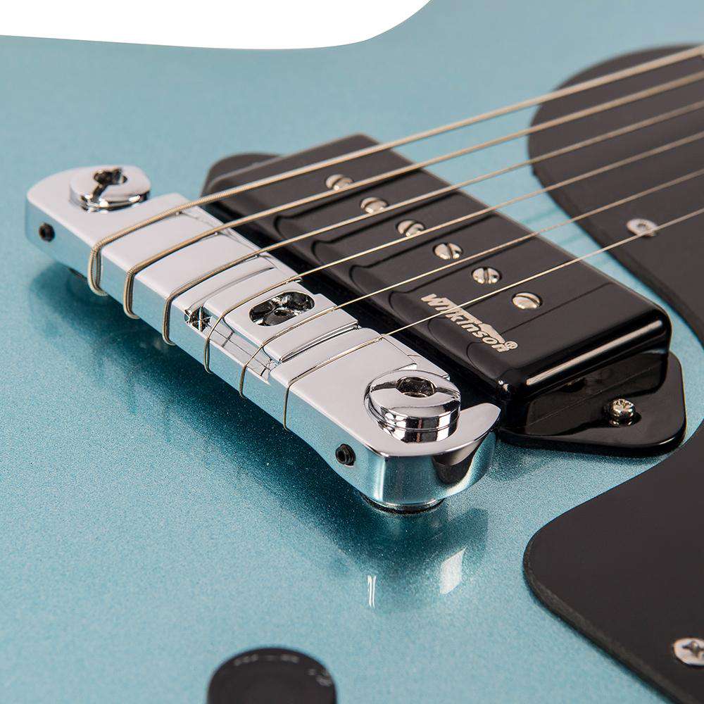 Vintage V120GHB ReIssued Electric Guitar ~ Gun Hill Blue - Richards Guitars Of Stratford Upon Avon