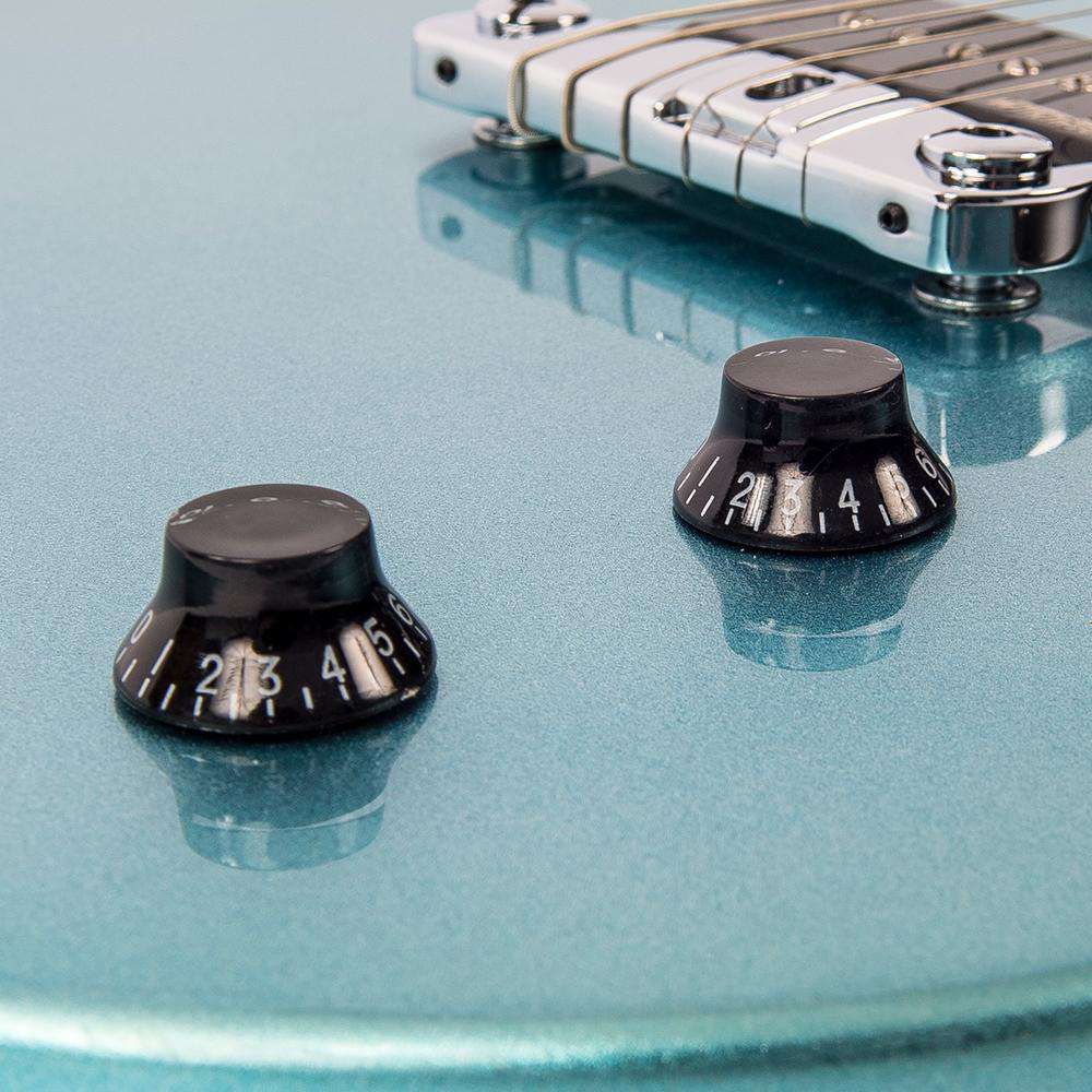 Vintage V120GHB ReIssued Electric Guitar ~ Gun Hill Blue - Richards Guitars Of Stratford Upon Avon