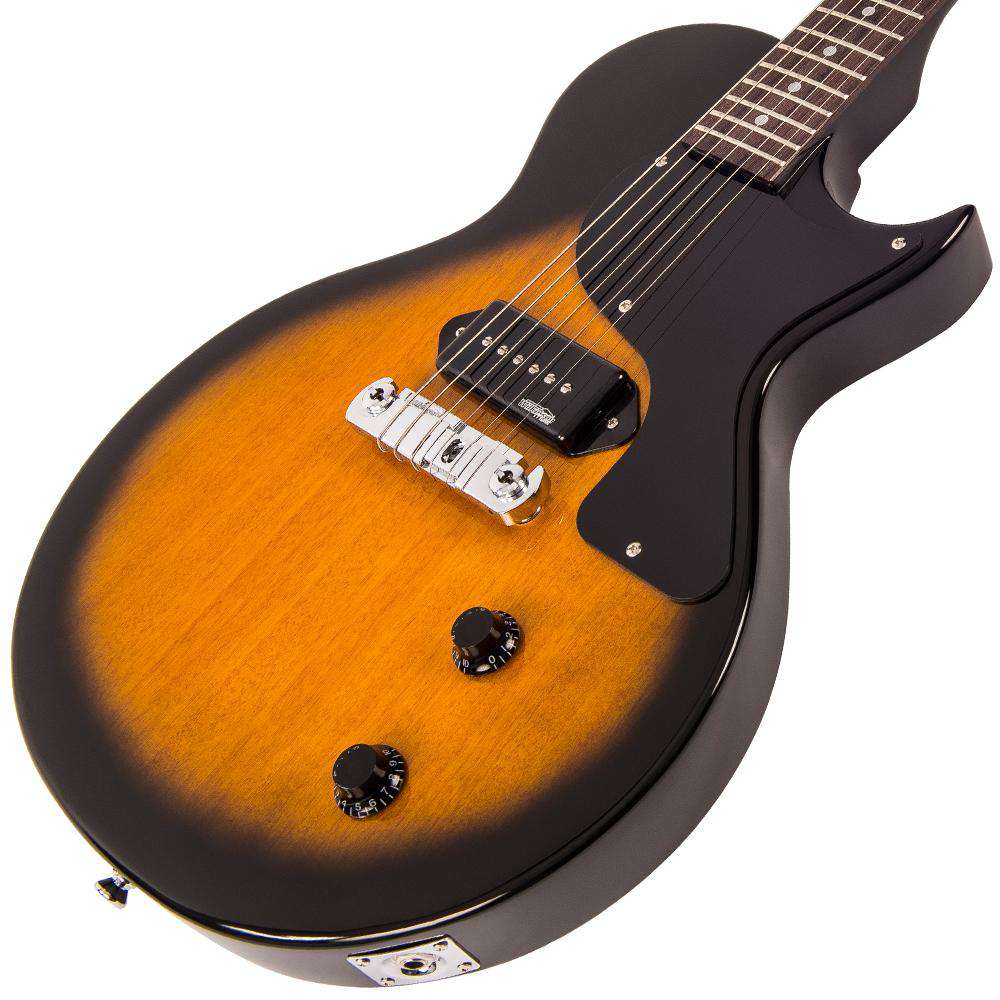Vintage V120TB ReIssued Electric Guitar ~ Two Tone Sunburst - Richards Guitars Of Stratford Upon Avon