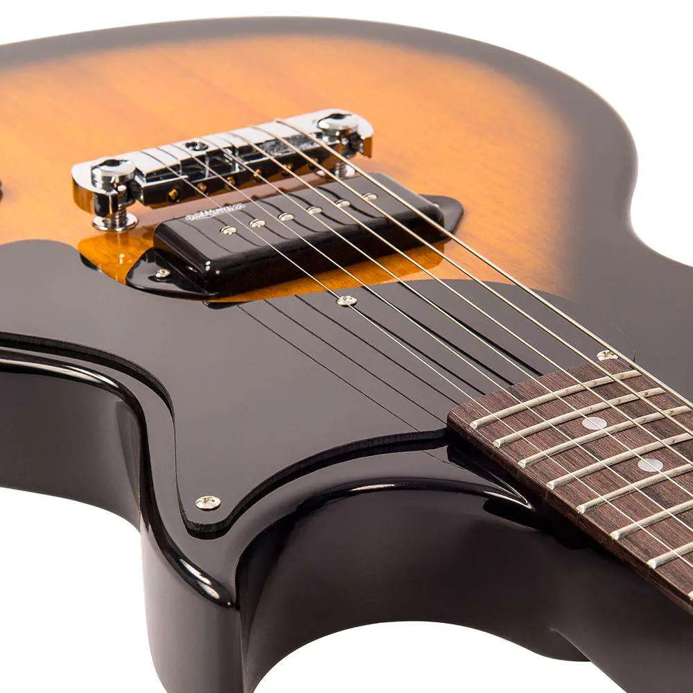 Vintage V120TB ReIssued Electric Guitar ~ Two Tone Sunburst - Richards Guitars Of Stratford Upon Avon