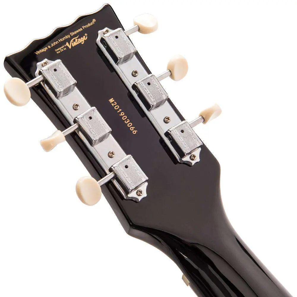 Vintage V120TB ReIssued Electric Guitar ~ Two Tone Sunburst - Richards Guitars Of Stratford Upon Avon