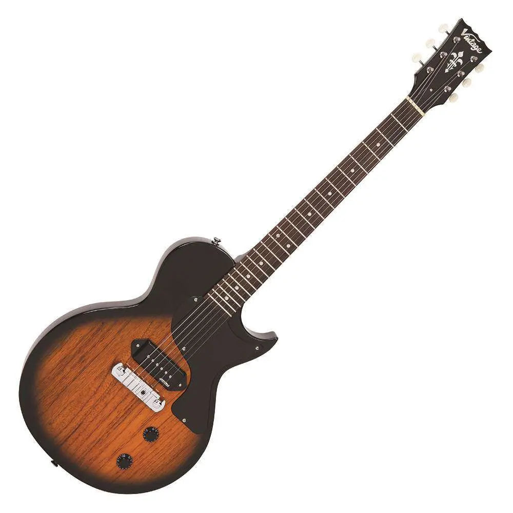 Vintage V120TB ReIssued Electric Guitar ~ Two Tone Sunburst - Richards Guitars Of Stratford Upon Avon